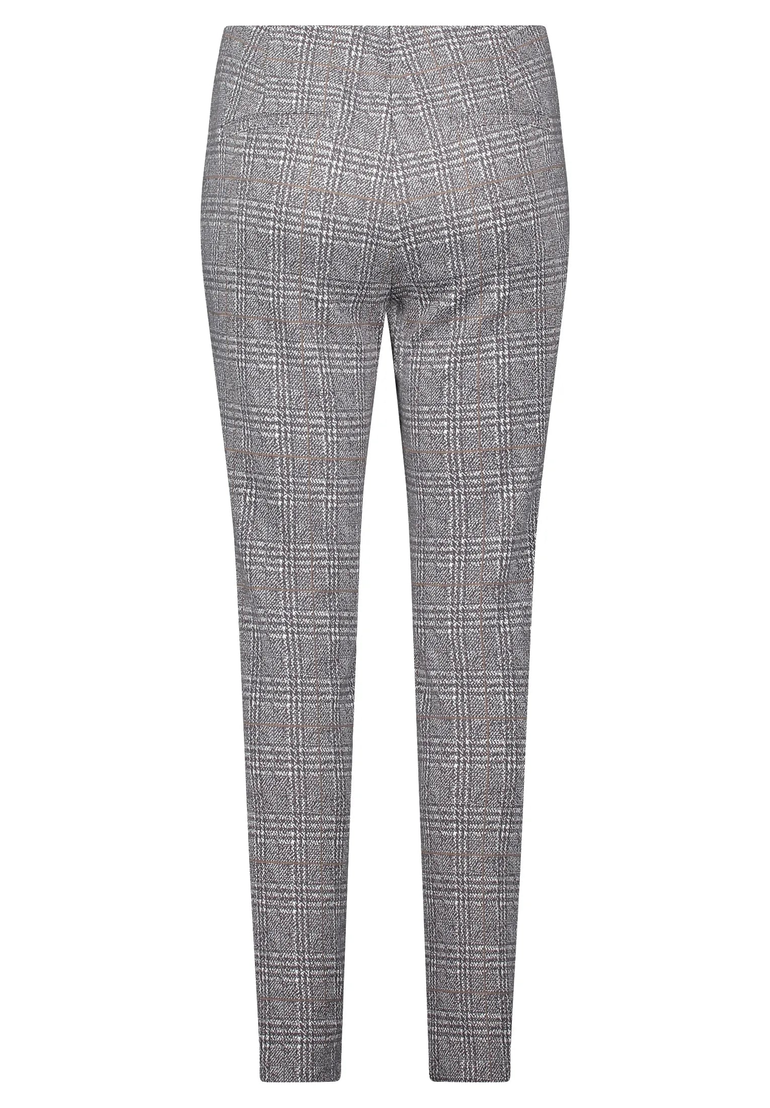 Betty Barclay_Grey/Beige_Check Trousers_6093-1659_9876_05
