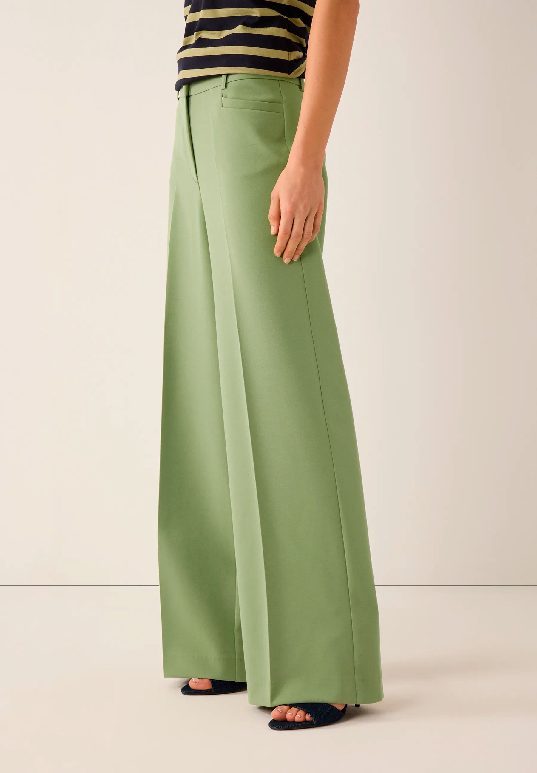 More & More Spring Green Women Marlene Trousers SKU: 61014000_0623 Image 03