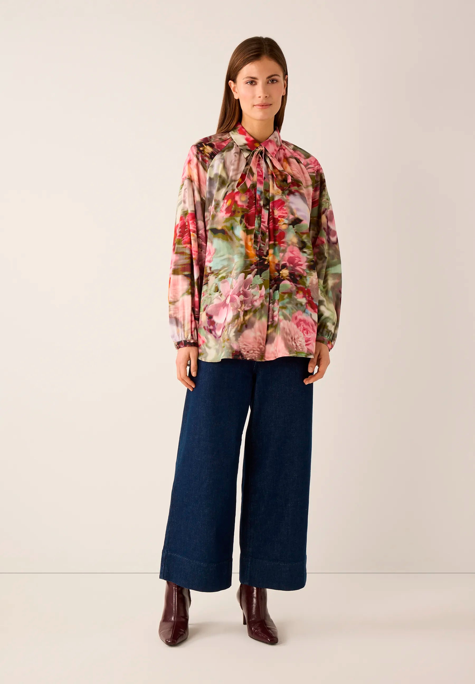 More & More Dark Blue Denim Women Jeans Culottes SKU: 61014202_0963 Image 01