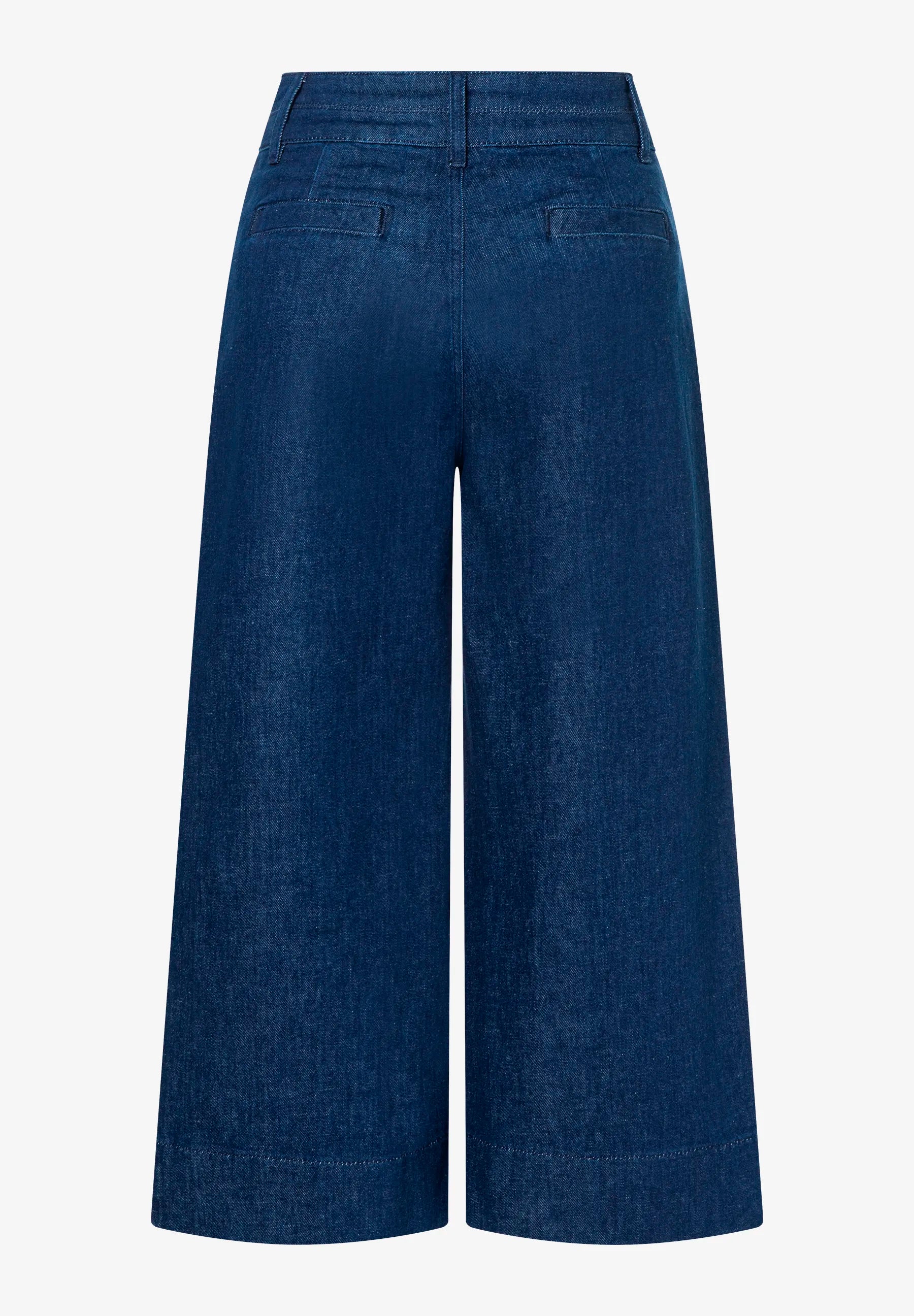 More & More Dark Blue Denim Women Jeans Culottes SKU: 61014202_0963 Image 05