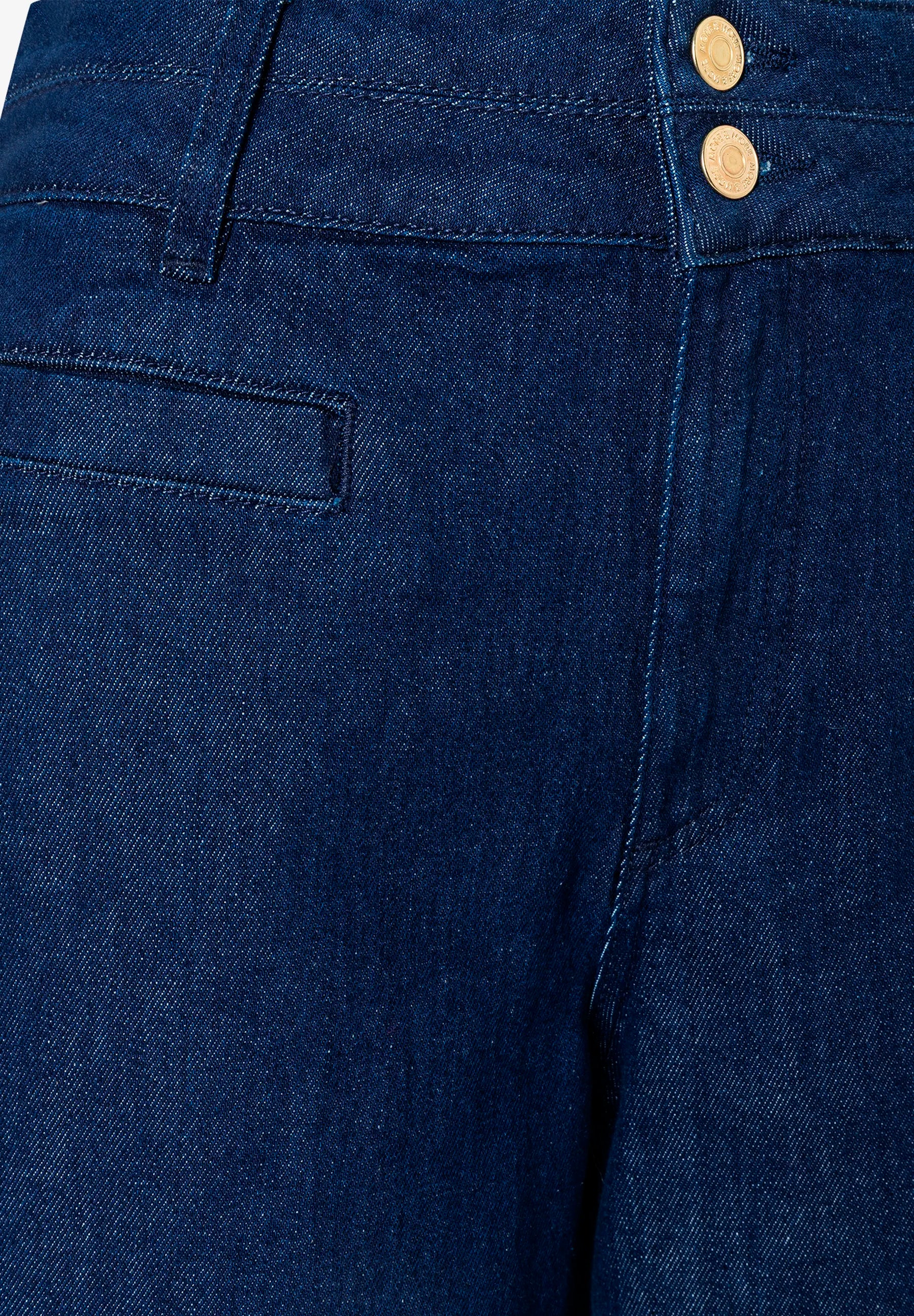 More & More Dark Blue Denim Women Jeans Culottes SKU: 61014202_0963 Image 07