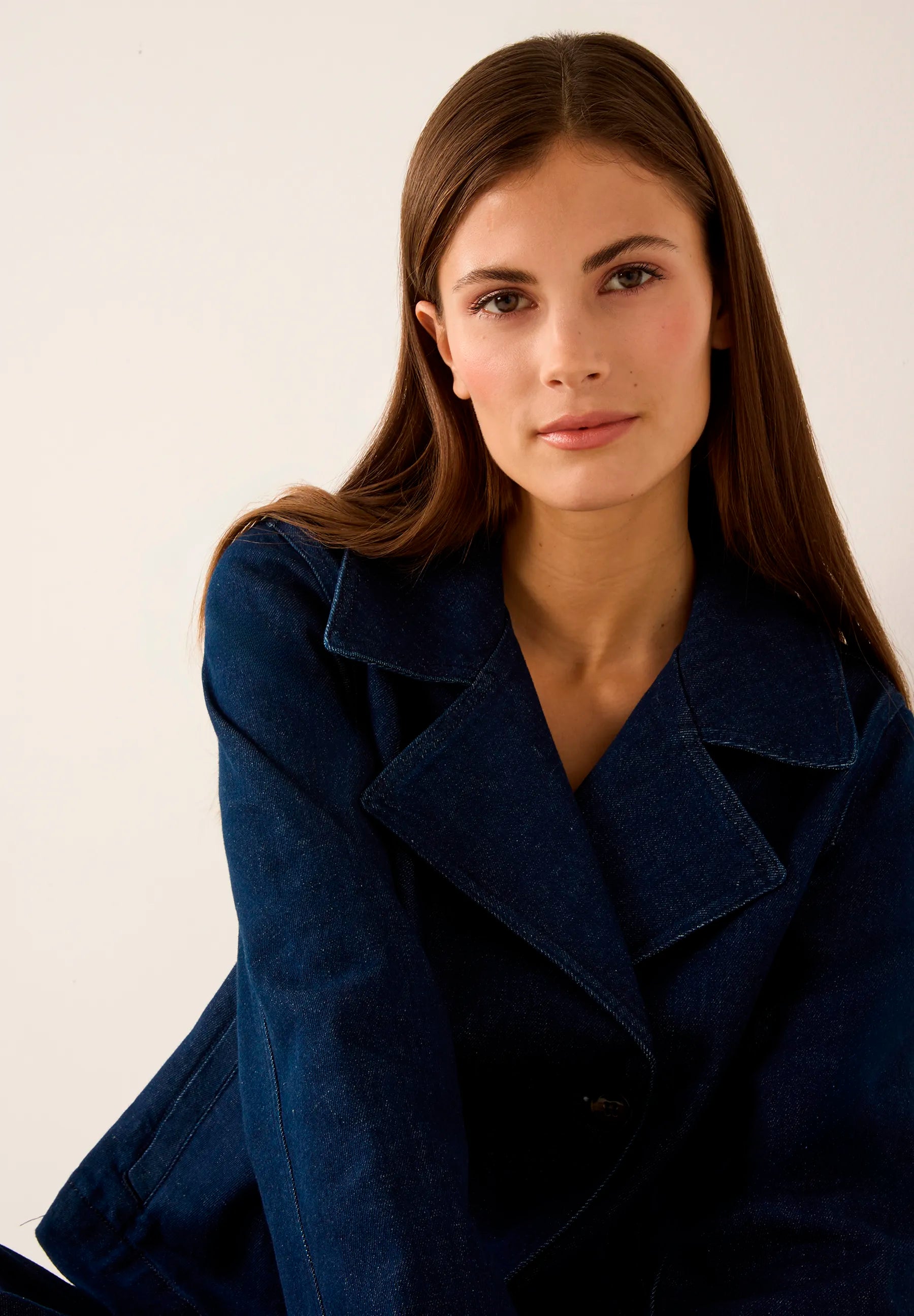 More & More Dark Blue Denim Women Jeans Kaban SKU: 61016200_0963 Image 03