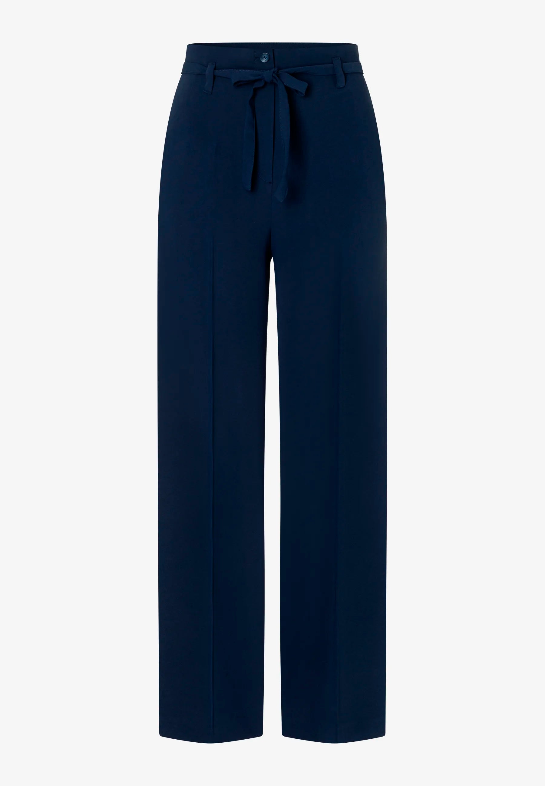 More & More Classic Blue Women Wide Flowing Trousers SKU: 61024053_0373 Image 04