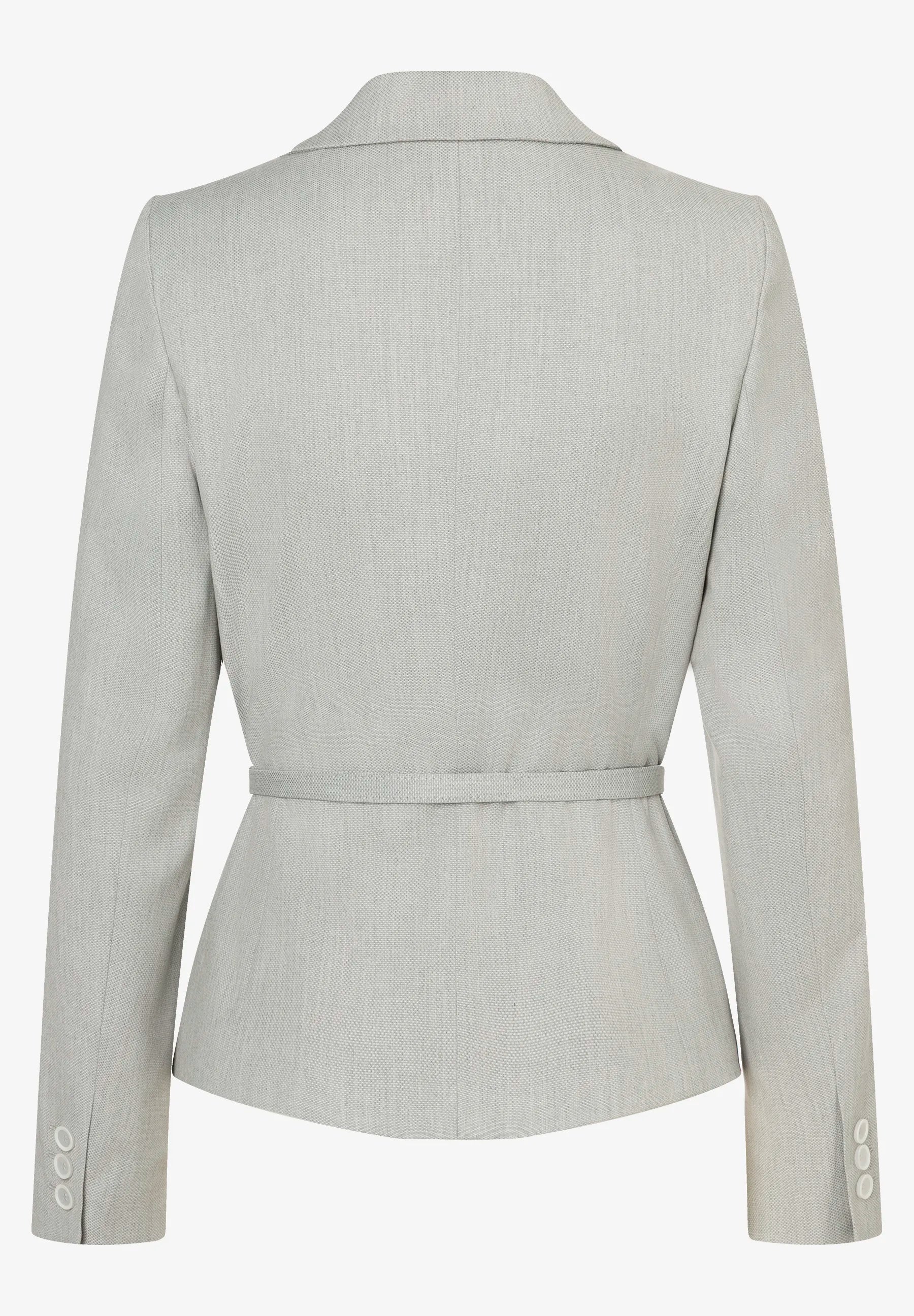 More & More Two Tone Structure Women Blazer with Belt SKU: 61036000_2713 Image 03
