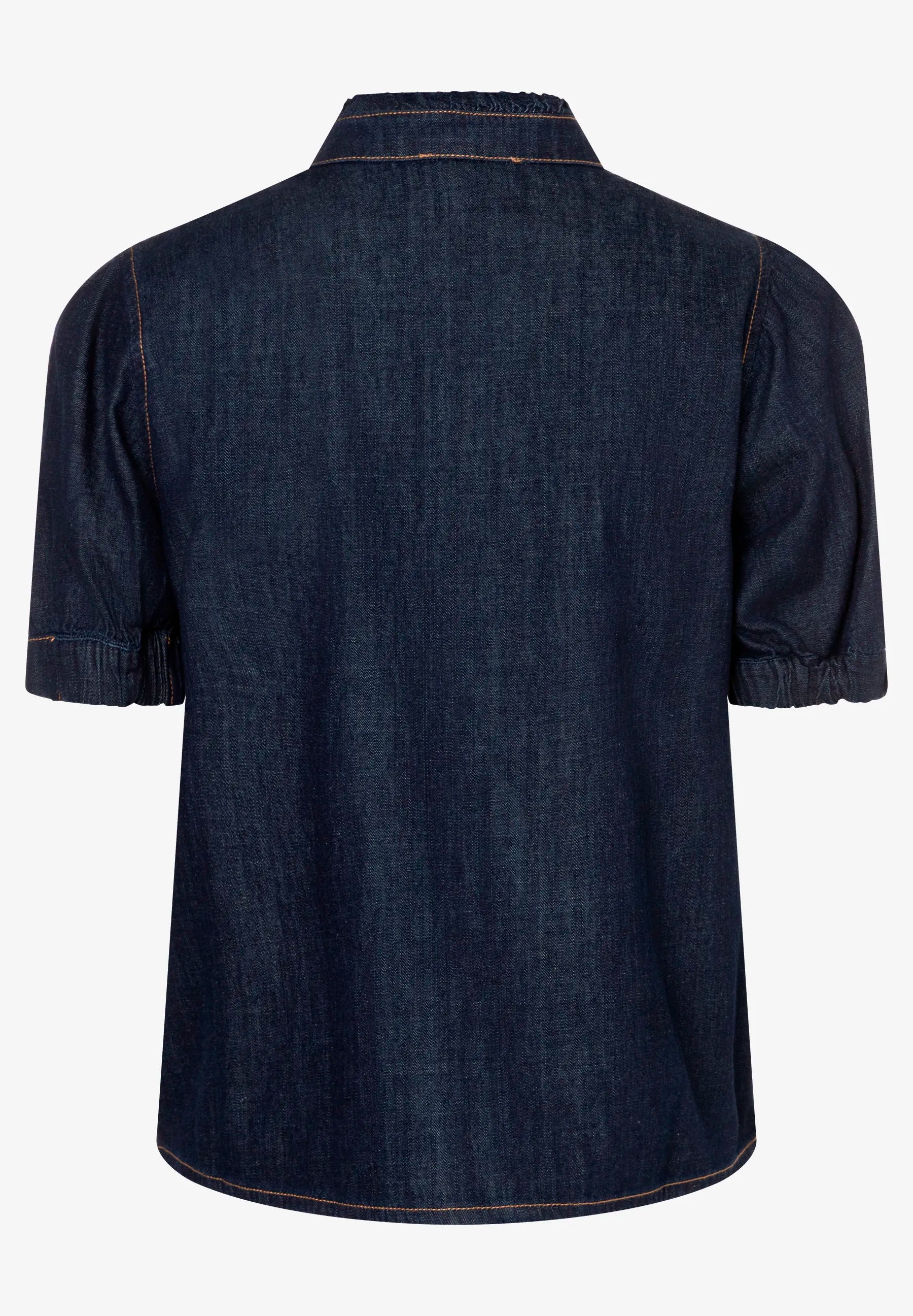 More & More Dark Blue Denim Women Denim Blouse SKU: 61042203_0963 Image 05