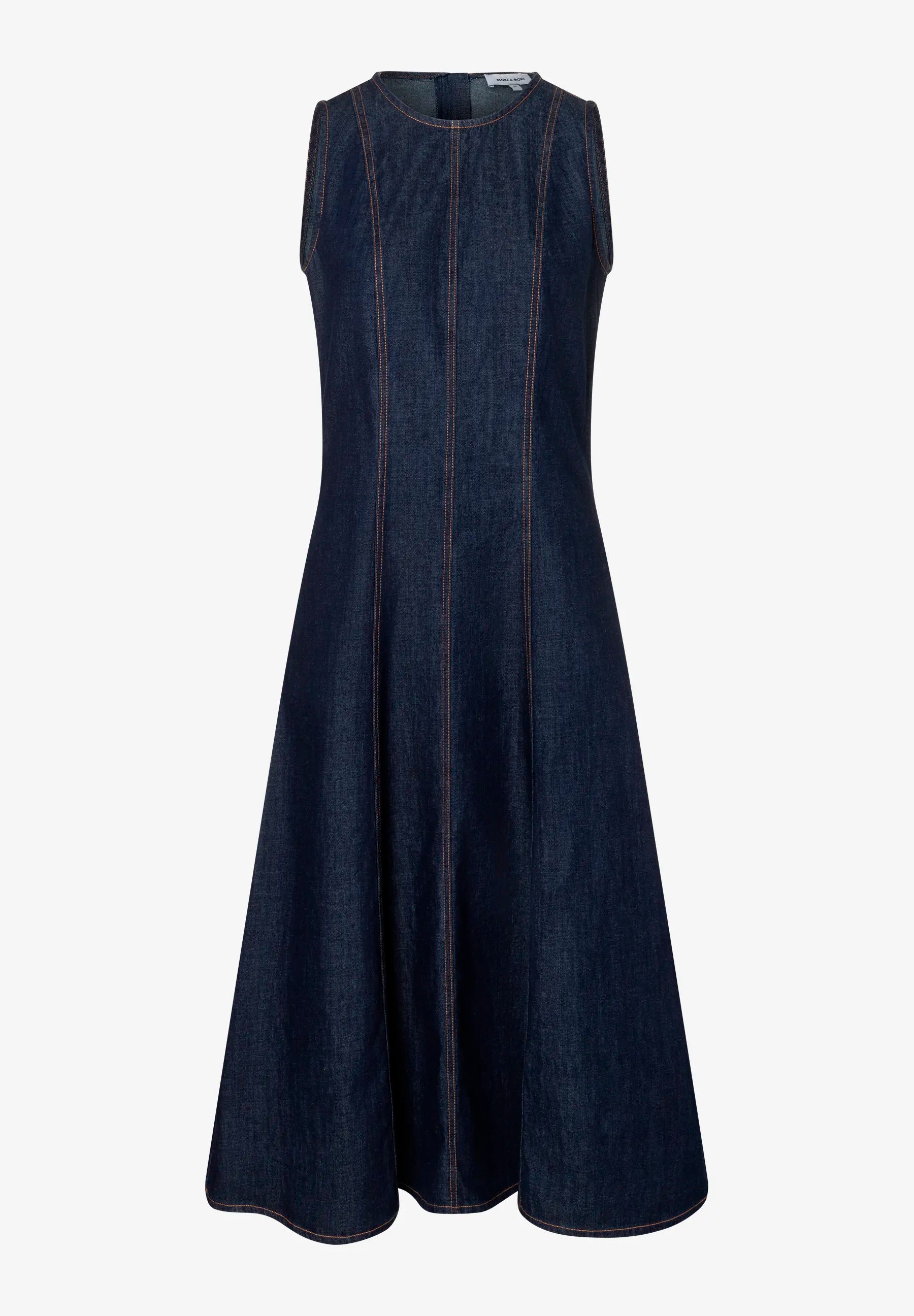 More & More Dark Blue Denim Women Denim Dress SKU: 61043461_0963 Image 02