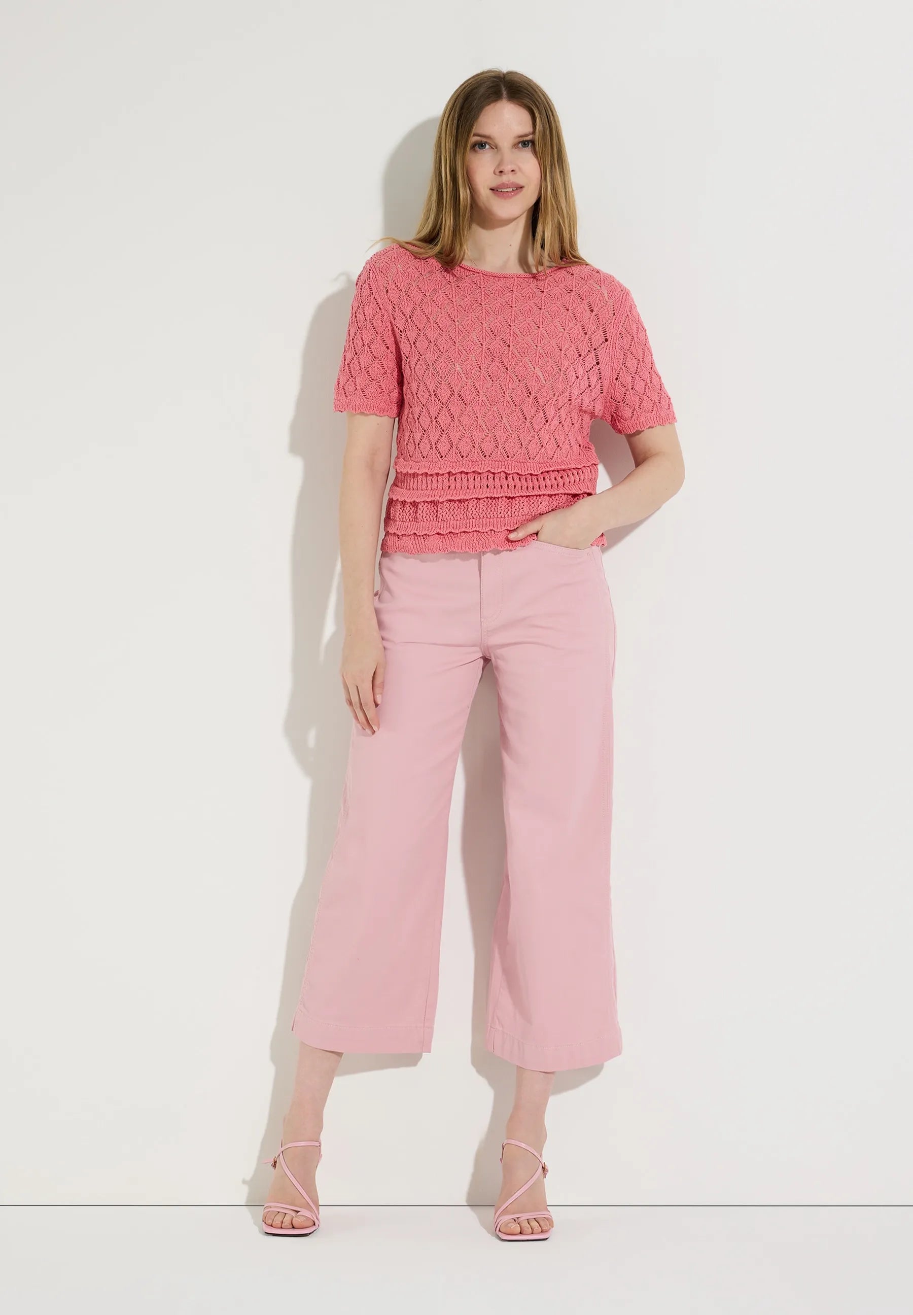 More & More New Rose Women Sporty Culottes SKU: 61044056_0854 Image 02