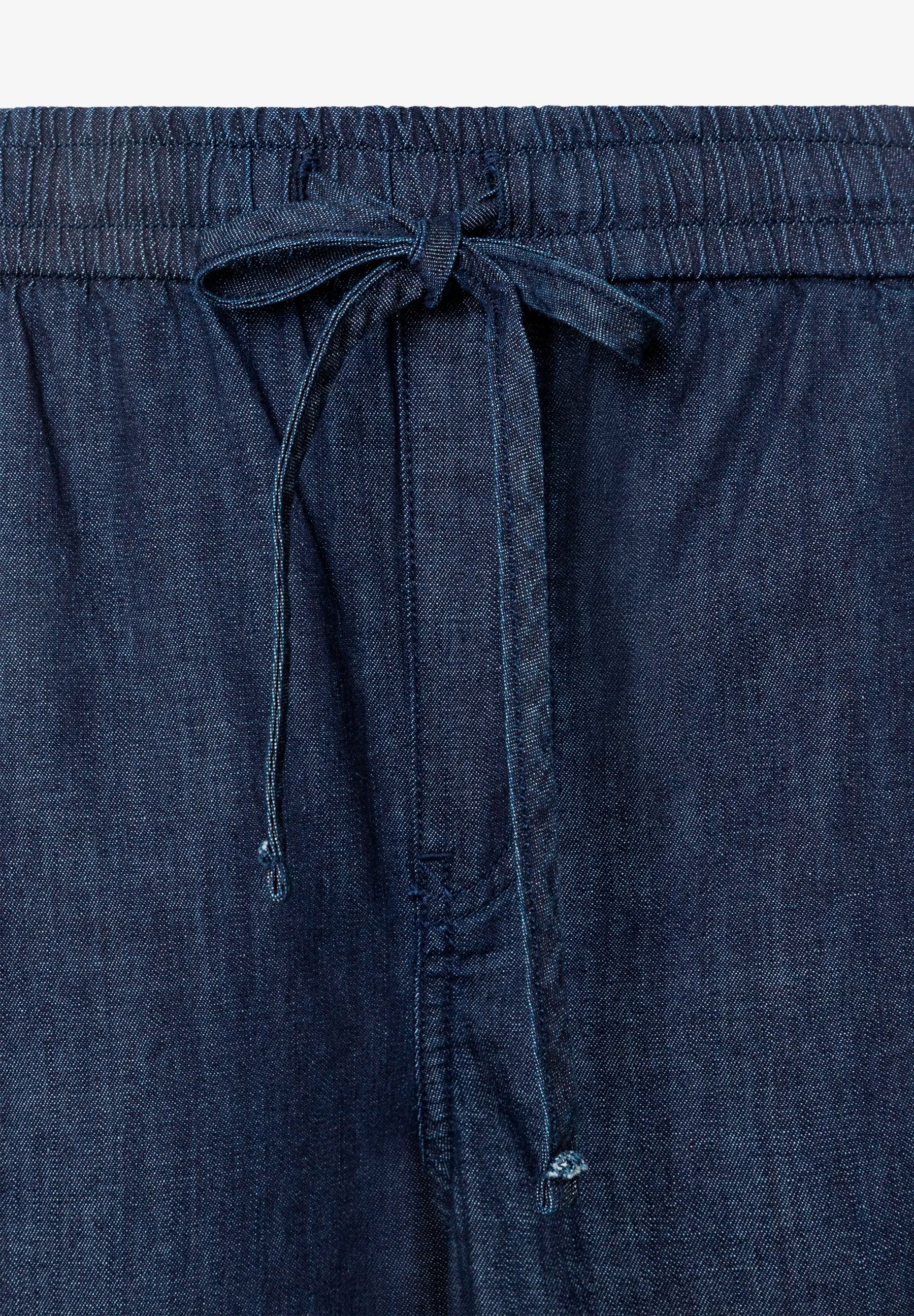 More & More Dark Blue Denim Women Lightweight Jeans Culottes SKU: 61044487_0963 Image 07
