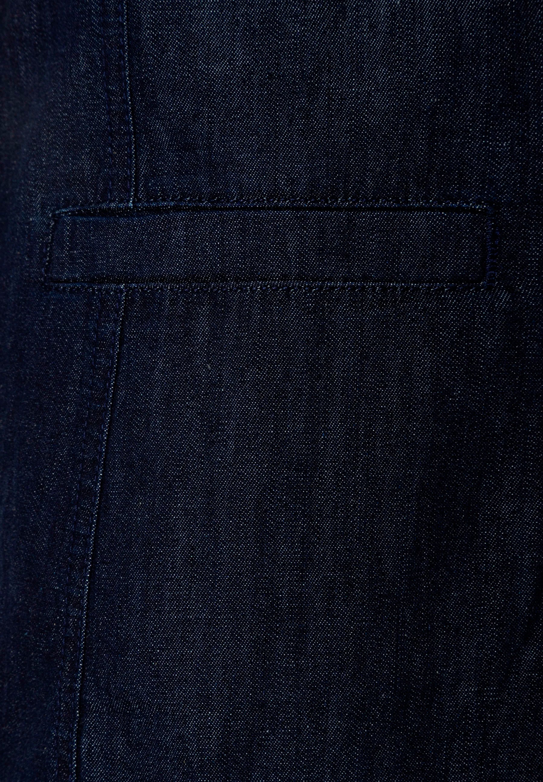 More & More Dark Blue Denim Women Denim Vest SKU: 61046200_0963 Image 06