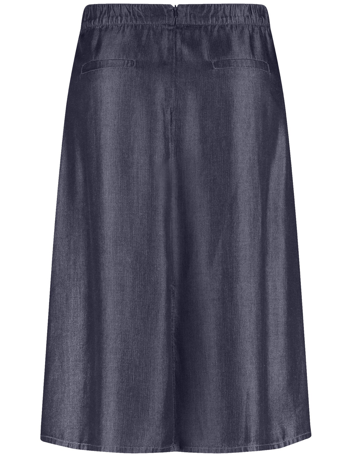 Samoon_Flowing Skirt in a Denim Look_610603-21128_8989_03