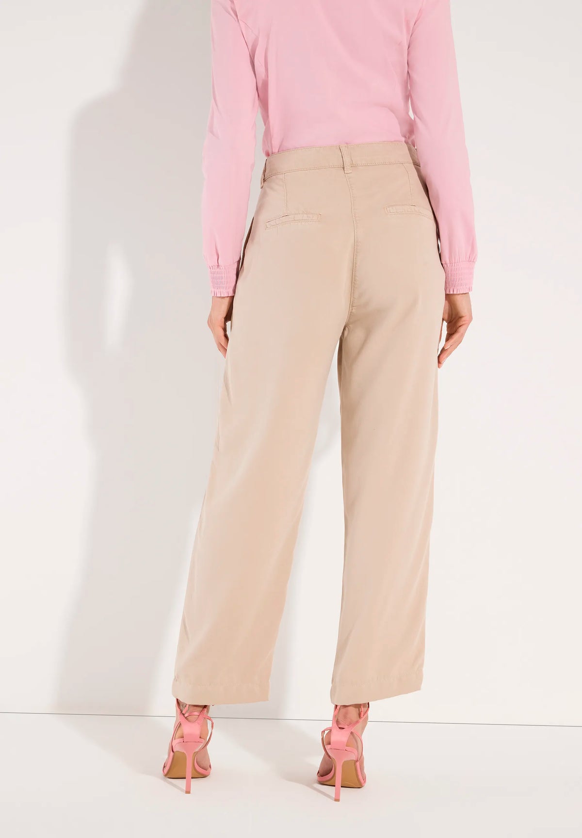 More & More Pale Stone Women Trousers SKU: 61074004_M0064 Image 04