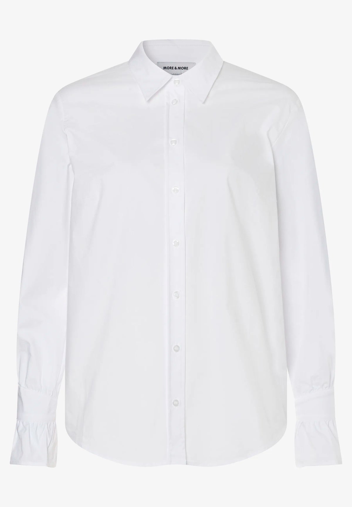 More & More White Women Blouse with a Flounce on the Sleeve SKU: 61082060_M0010 Image 04