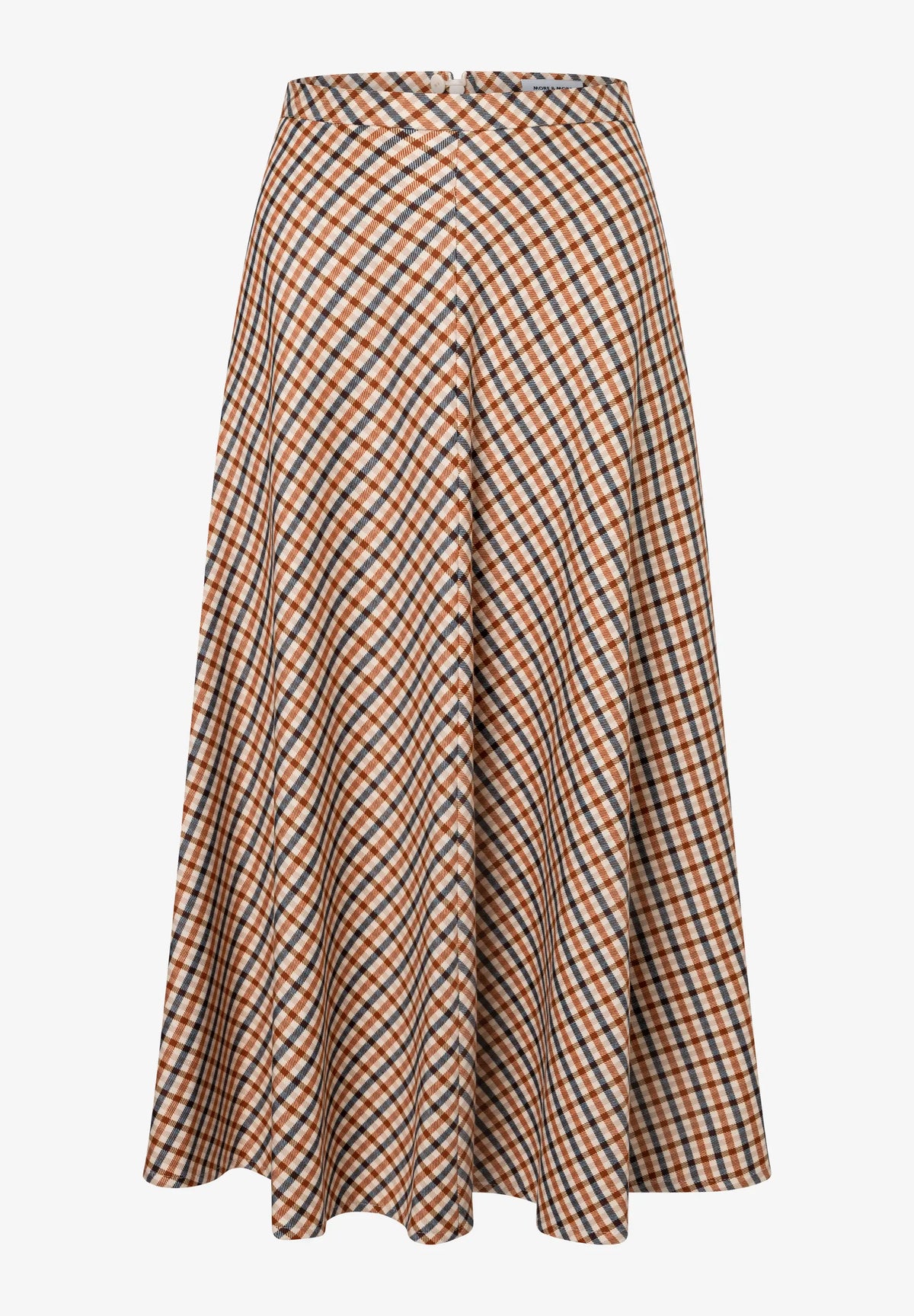 More & More Wallpaper Print Women More Plaid Skirt SKU: 61085050_M4031 Image 04