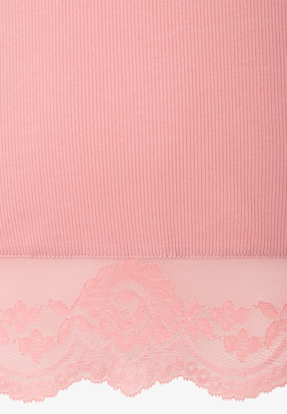 More & More Mellow Rose Women T-Shirt with Lace Hem SKU: 61090082_M0858 Image 04