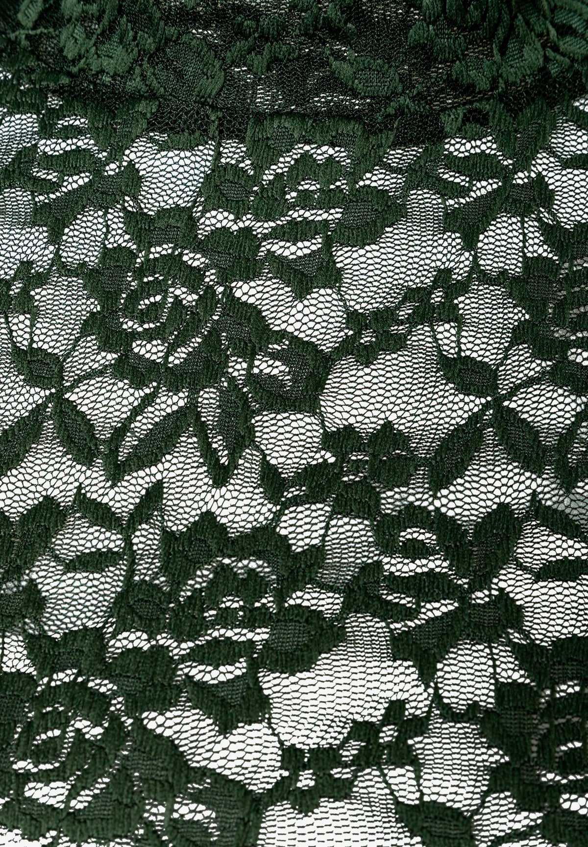 More & More Deep Forest Green Women Lace Top SKU: 61100061_M0689 Image 05