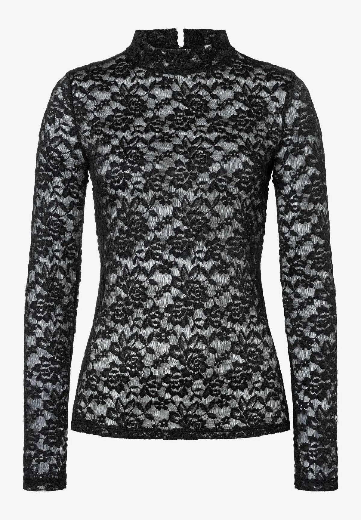 More & More Black Women Lace Top SKU: 61100061_M0790 Image 02