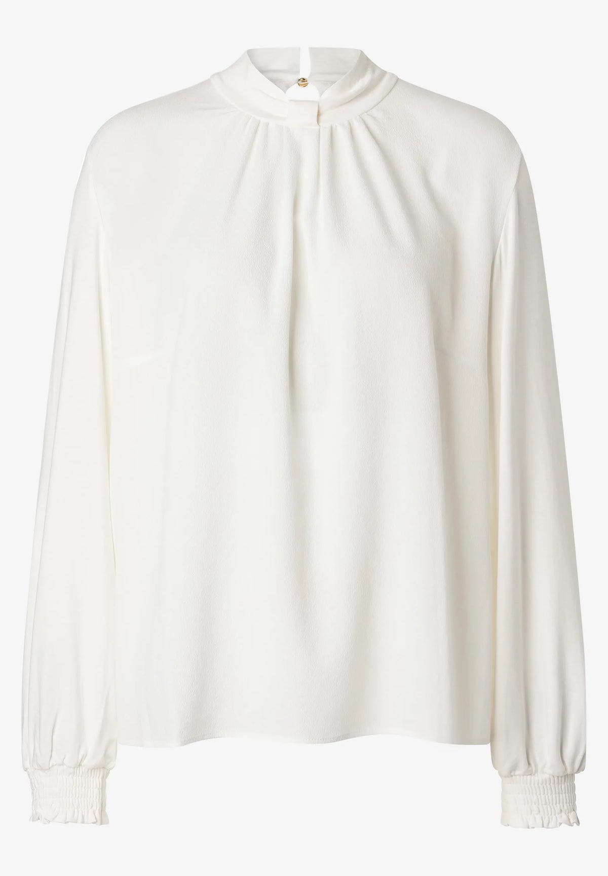 More & More Off White Women Blouse with Jersey Sleeves SKU: 61102650_M0041 Image 03