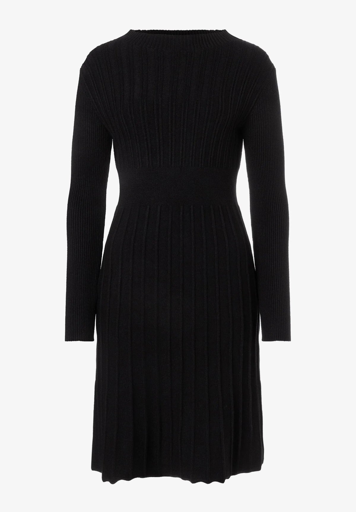 More & More Black Women Ribbed Knit Dress SKU: 61103750_M0790 Image 03