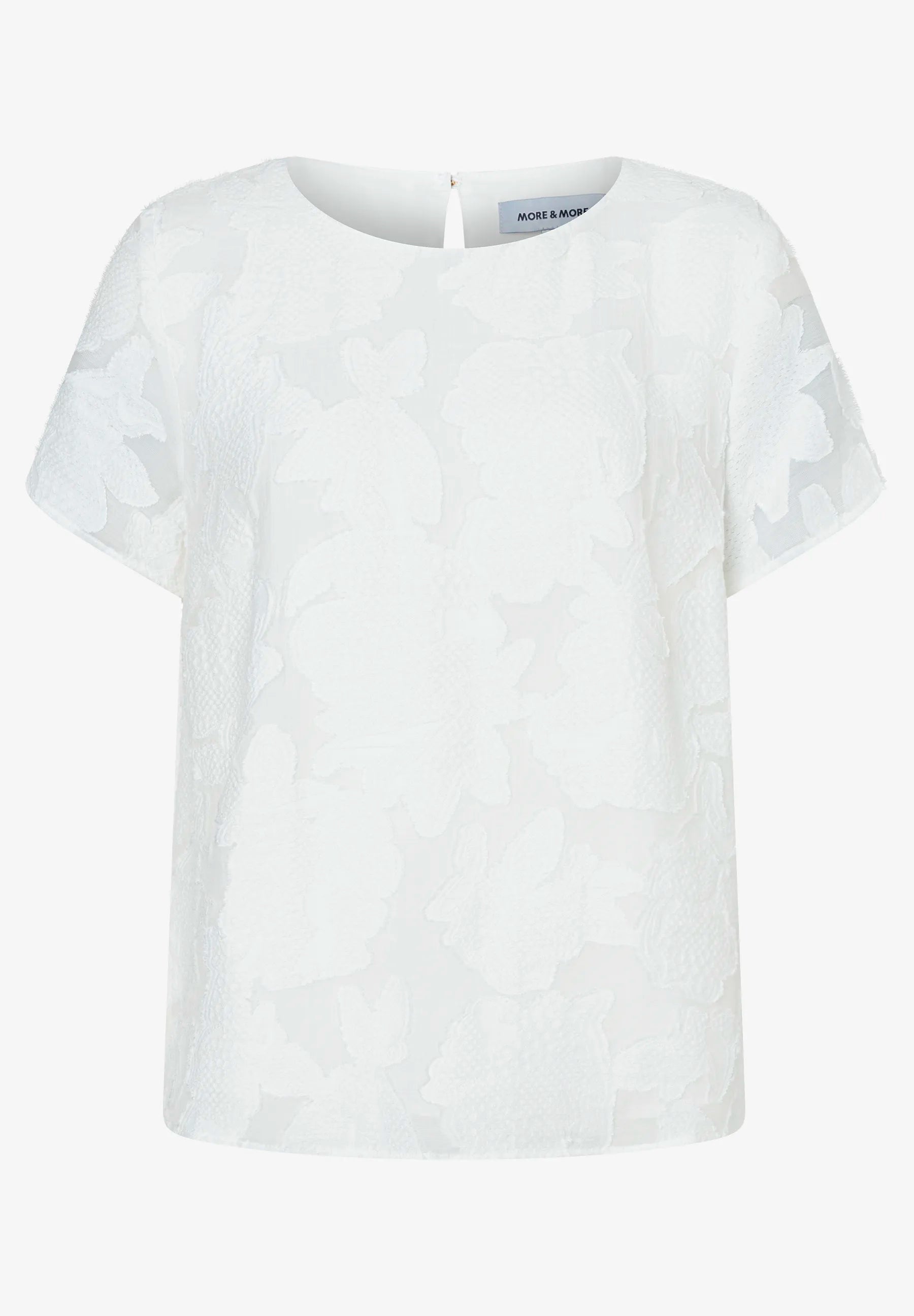 More & More Off White Women Blouse with Floral Design SKU: 61242081_0041 Image 03