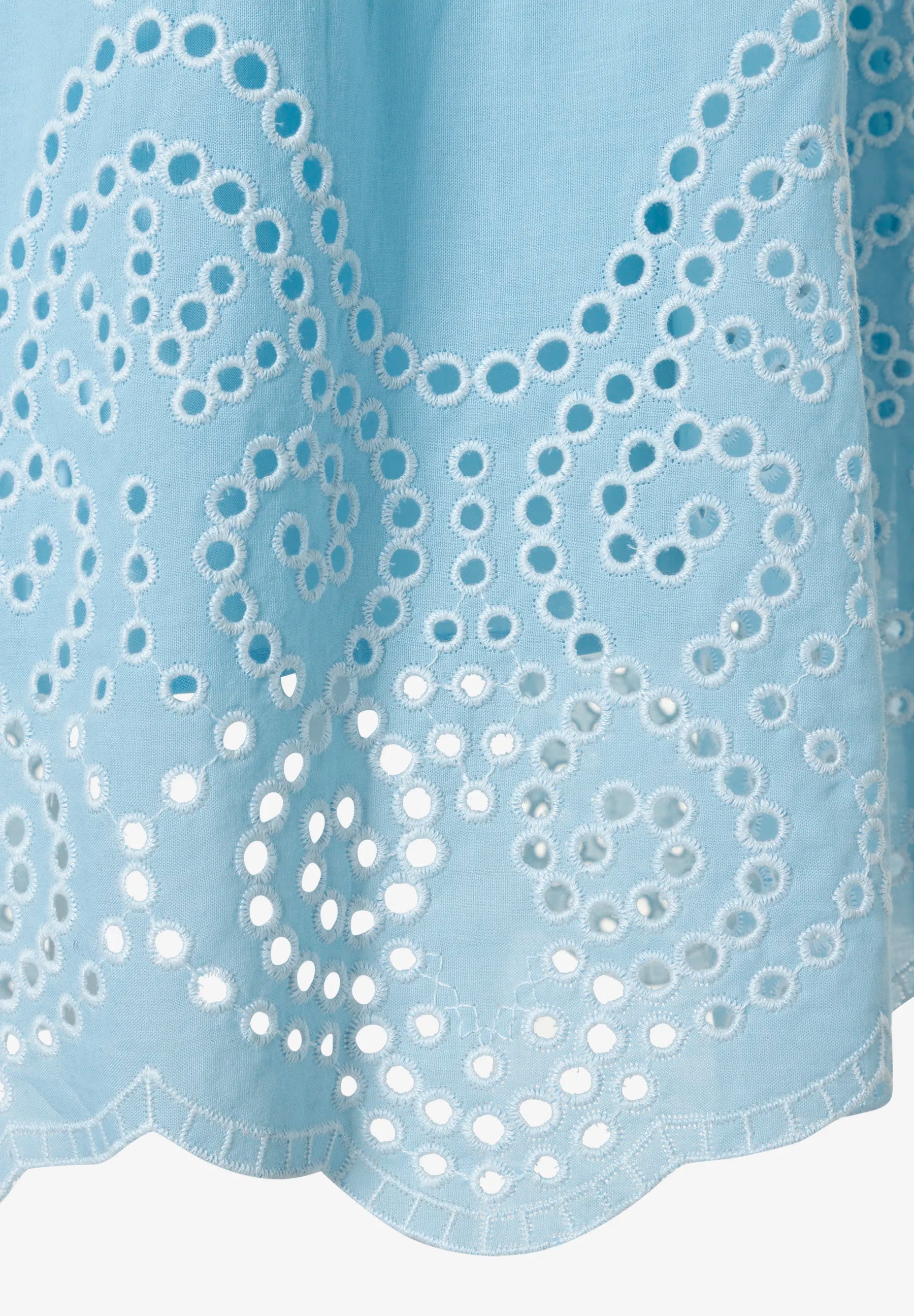 More & More Colour Contrast Lace Women Skirt with Eyelet Embroidery SKU: 61245080_2351 Image 08