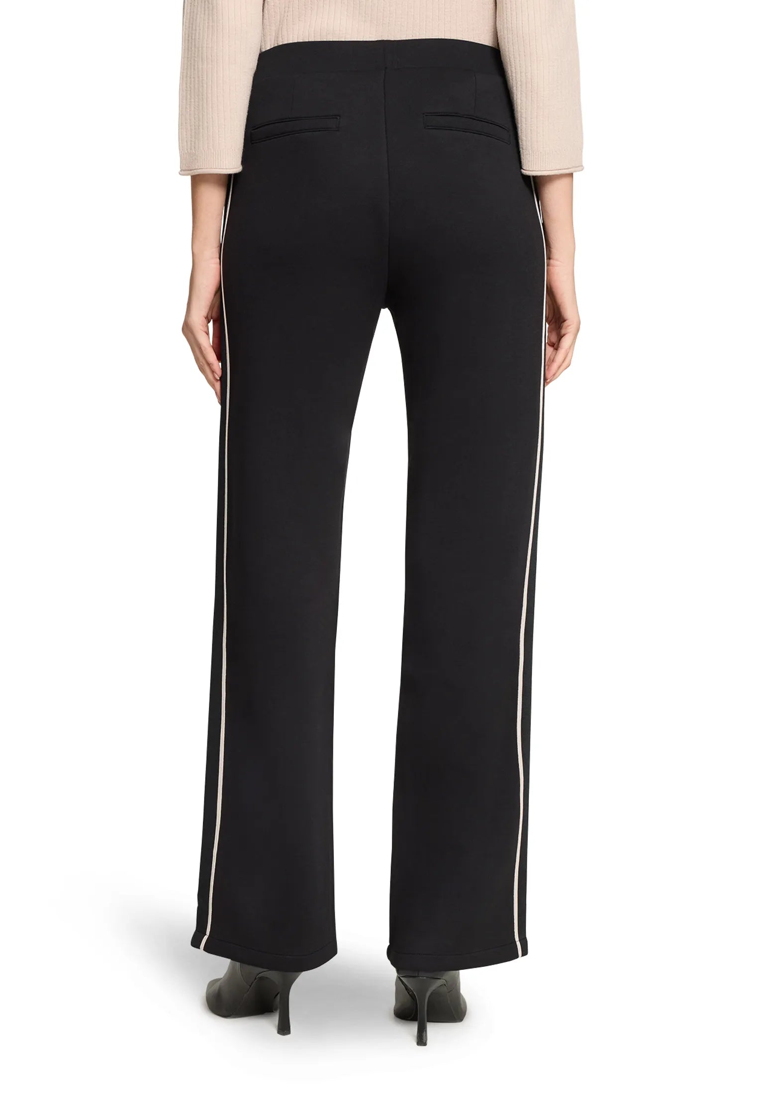 Betty Barclay Black Women Slip-On Trousers 1/1 Length SKU: 6141-1499_9045 Image 03