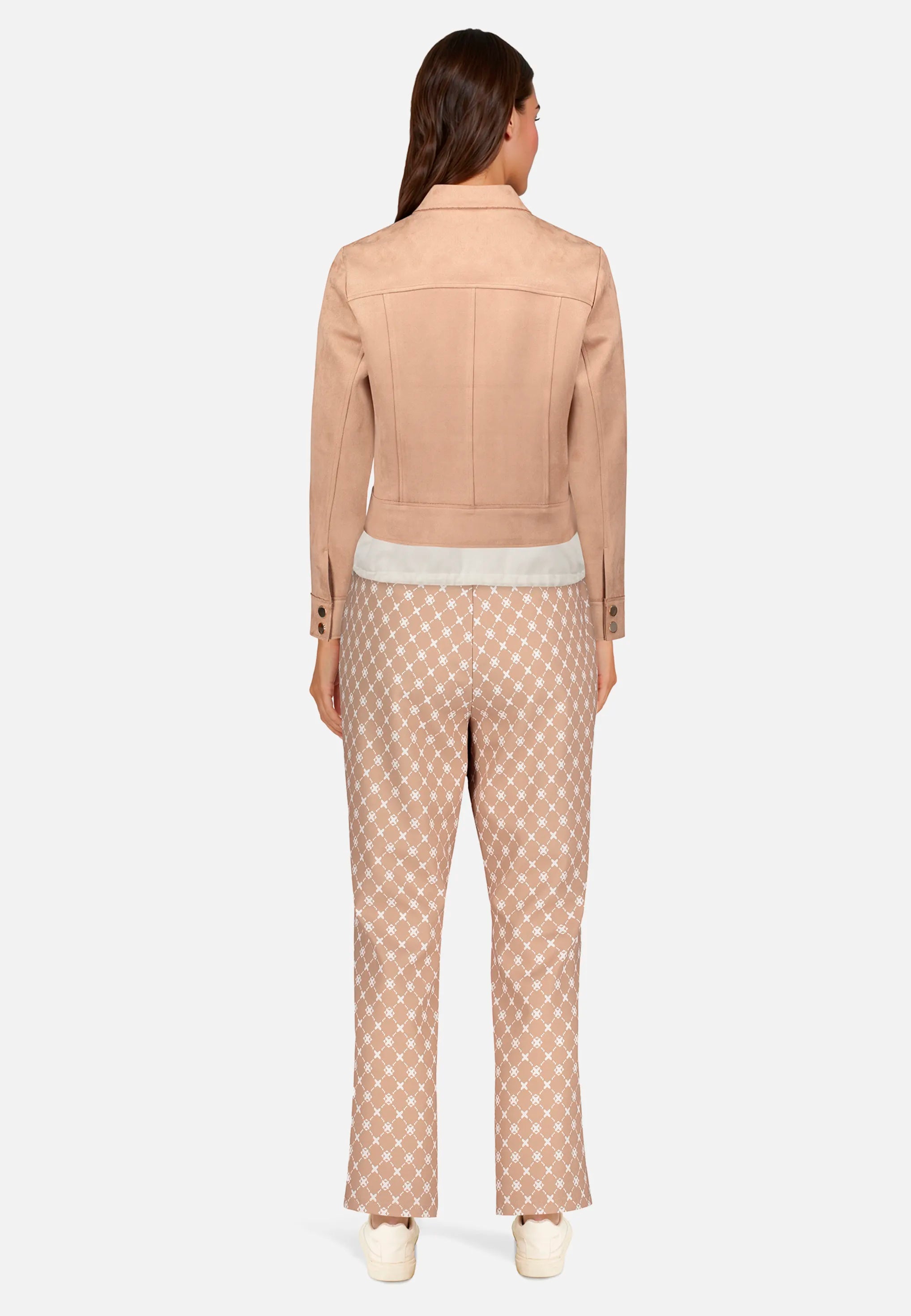 Betty Barclay Nature/Cream Women Casual Slim Fit Trousers SKU: 6143-1706_1814 Image 03