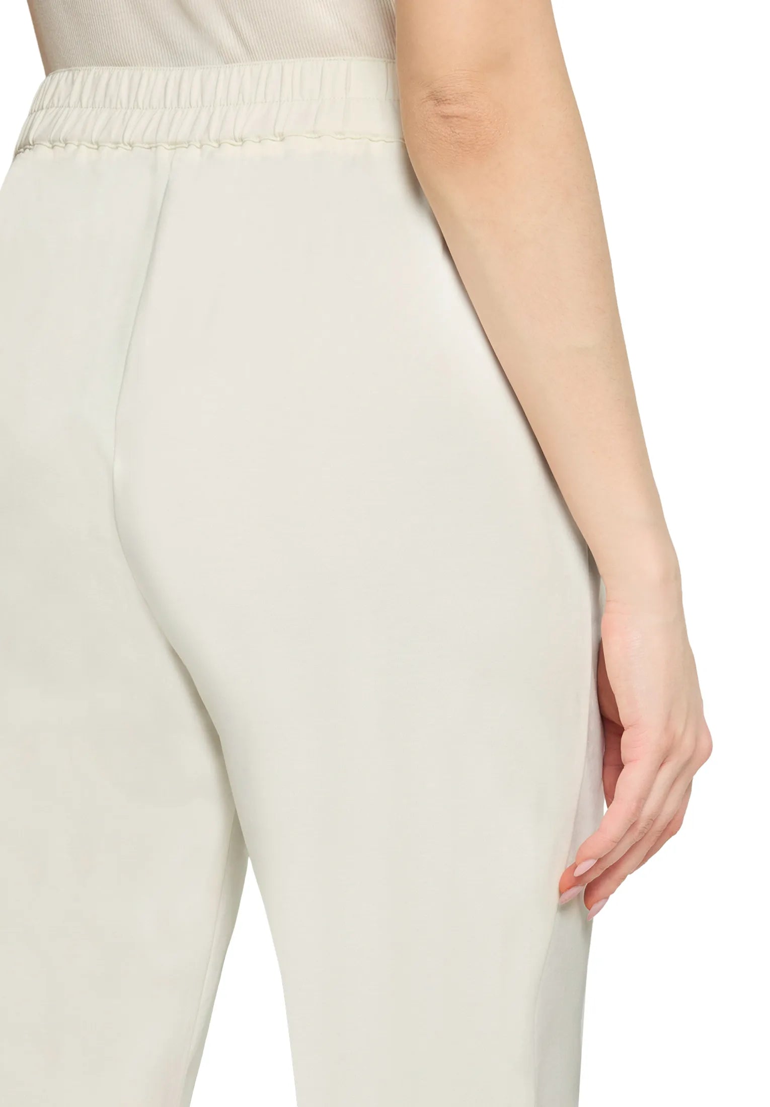 Betty Barclay Offwhite Women Pull-On Trousers with Side Pockets SKU: 6161-1838_1014 Image 07