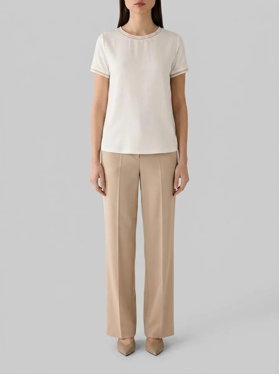 More & More Off White Women Blouse Shirt with Contrasting Trim SKU: 61810518_0041 Image 00