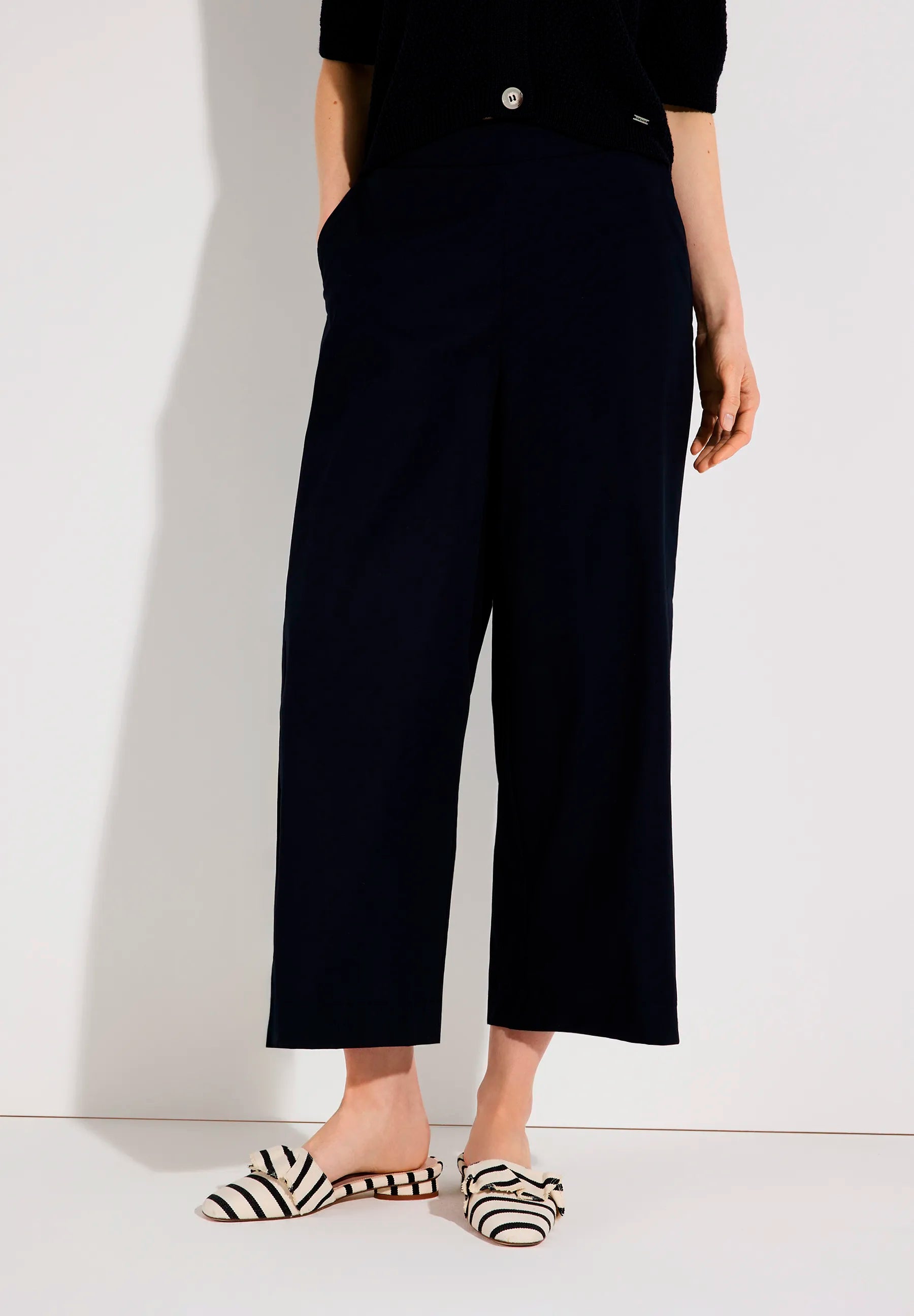 More & More Marine Women Cotton/Stretch Culottes SKU: 61824452_0375 Image 01