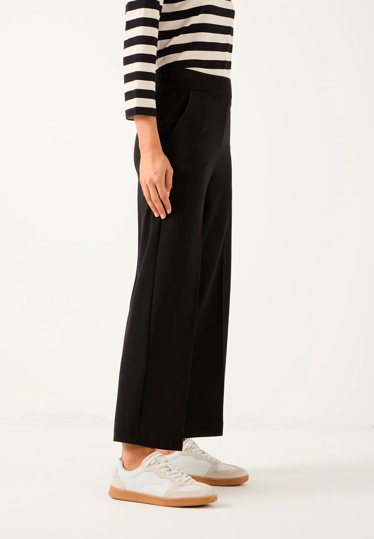 More & More Black Women Jersey Culotte SKU: 61914496_M0790 Image 03