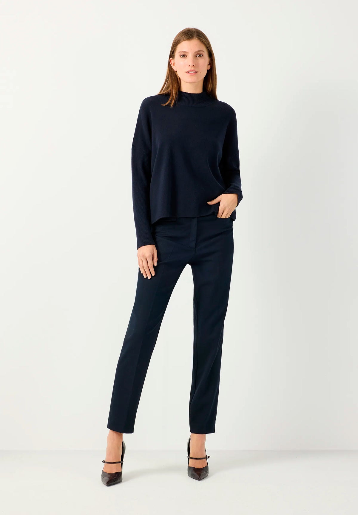 More & More Marine Women Turtleneck Jumper SKU: 61931490_M0375 Image 02