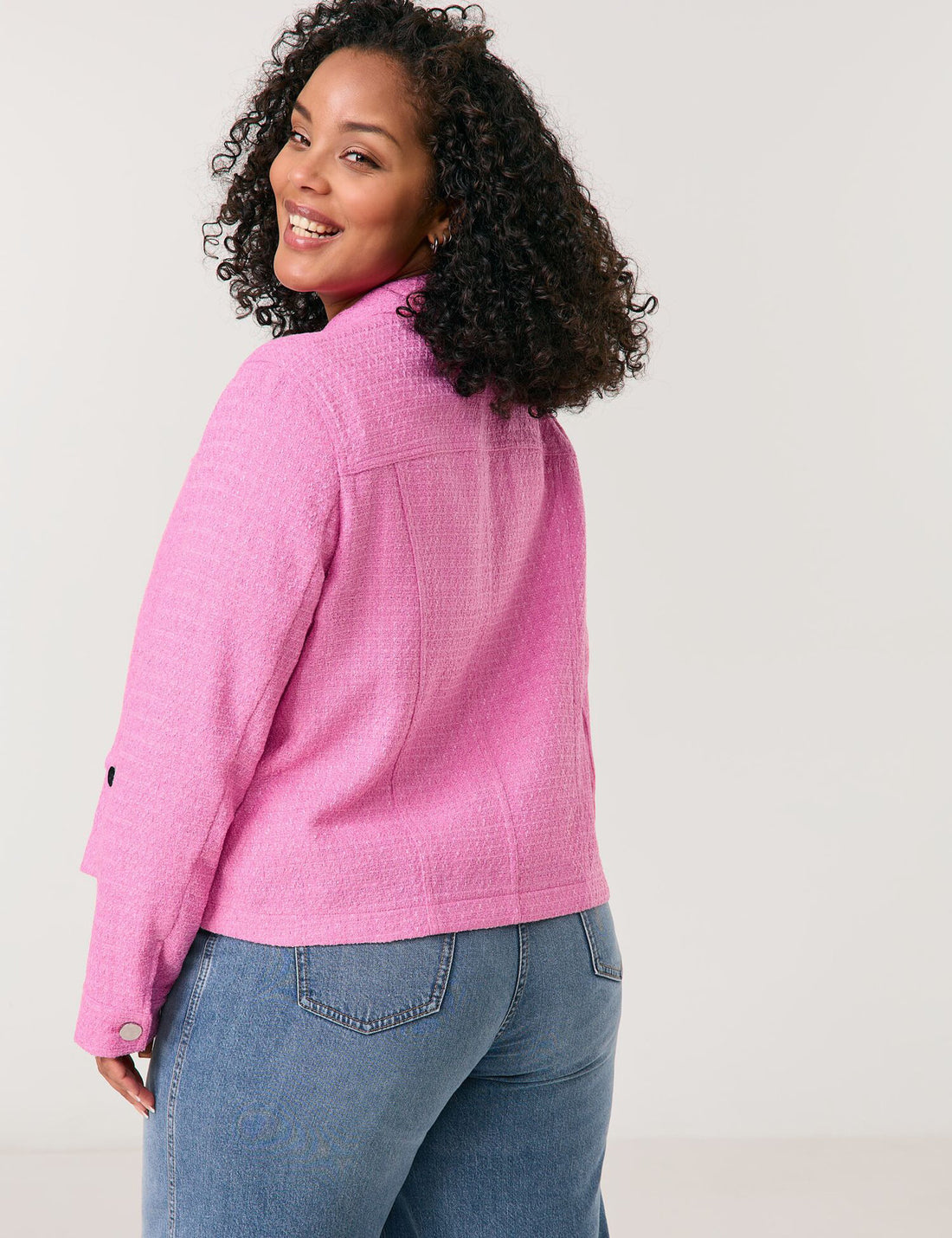 Samoon_Lightweight Blazer Jacket in Textured Fabric_630606-21122_3580_02