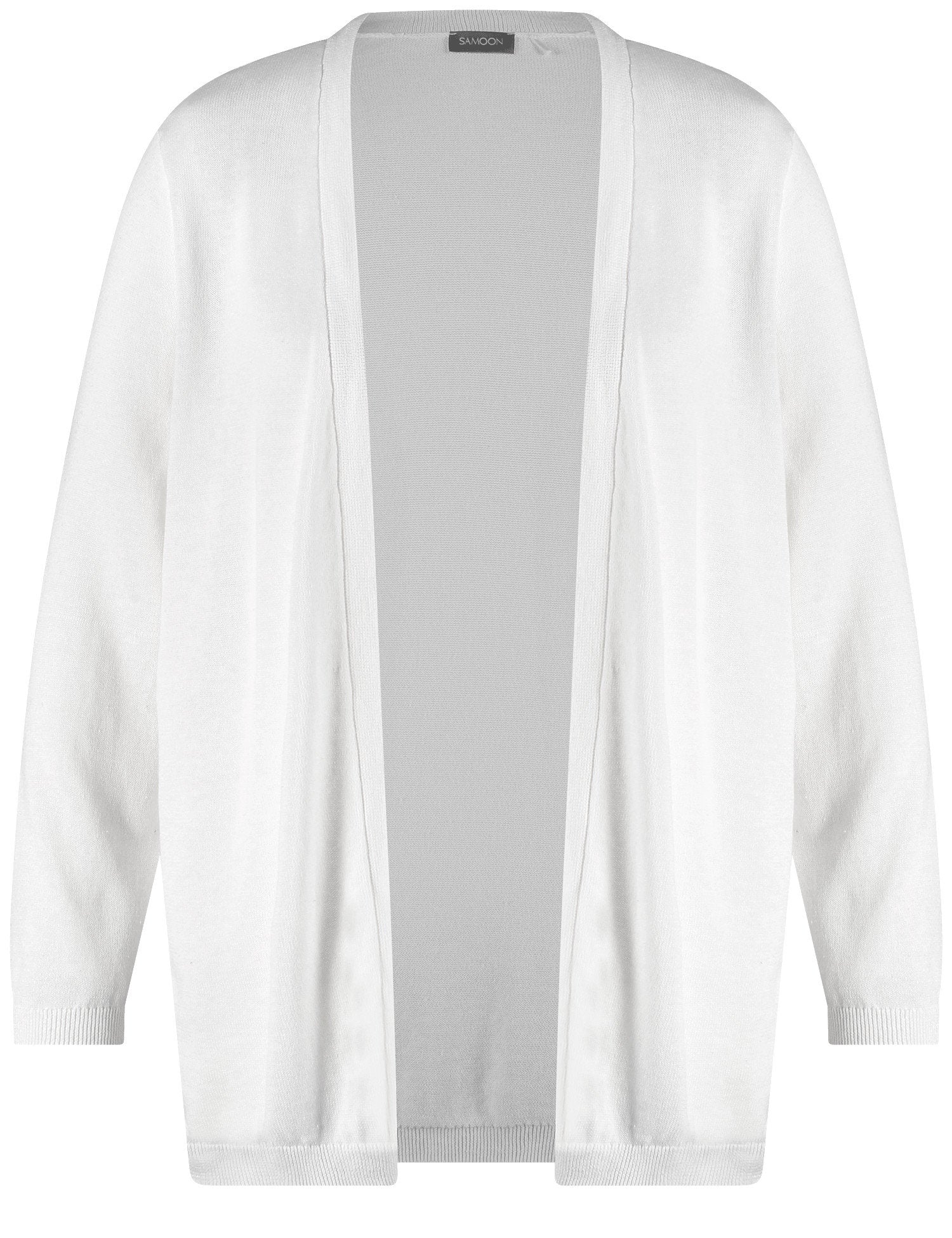 Samoon_Cardigan in a Cotton/Linen Knit_632605-25202_9600_05