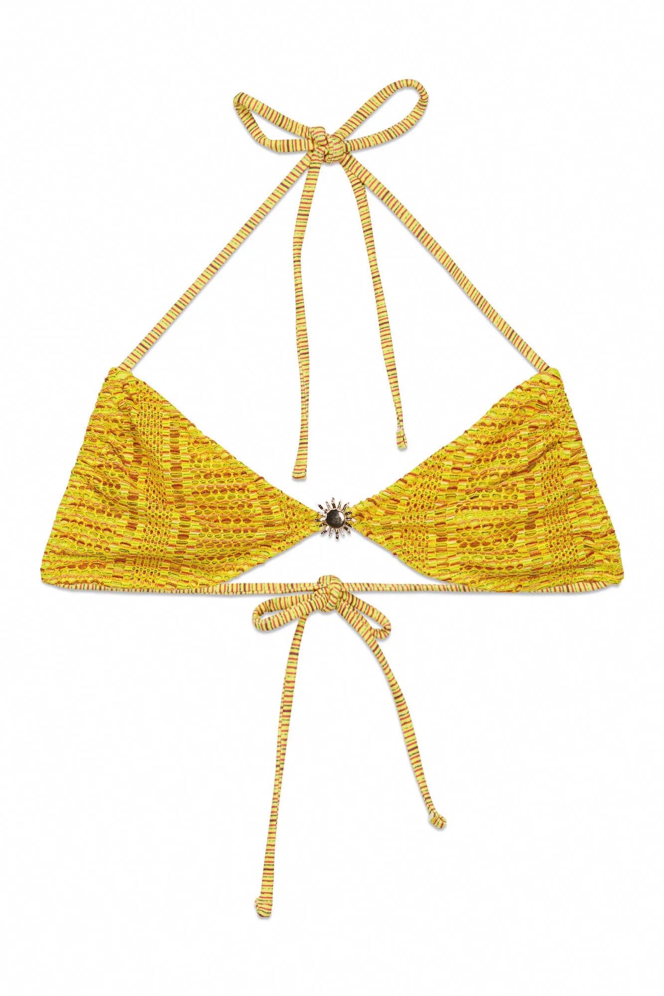 Women Secret_Multicoloured_Multicoloured Crochet Triangle Bikini Top_6483737_98_07