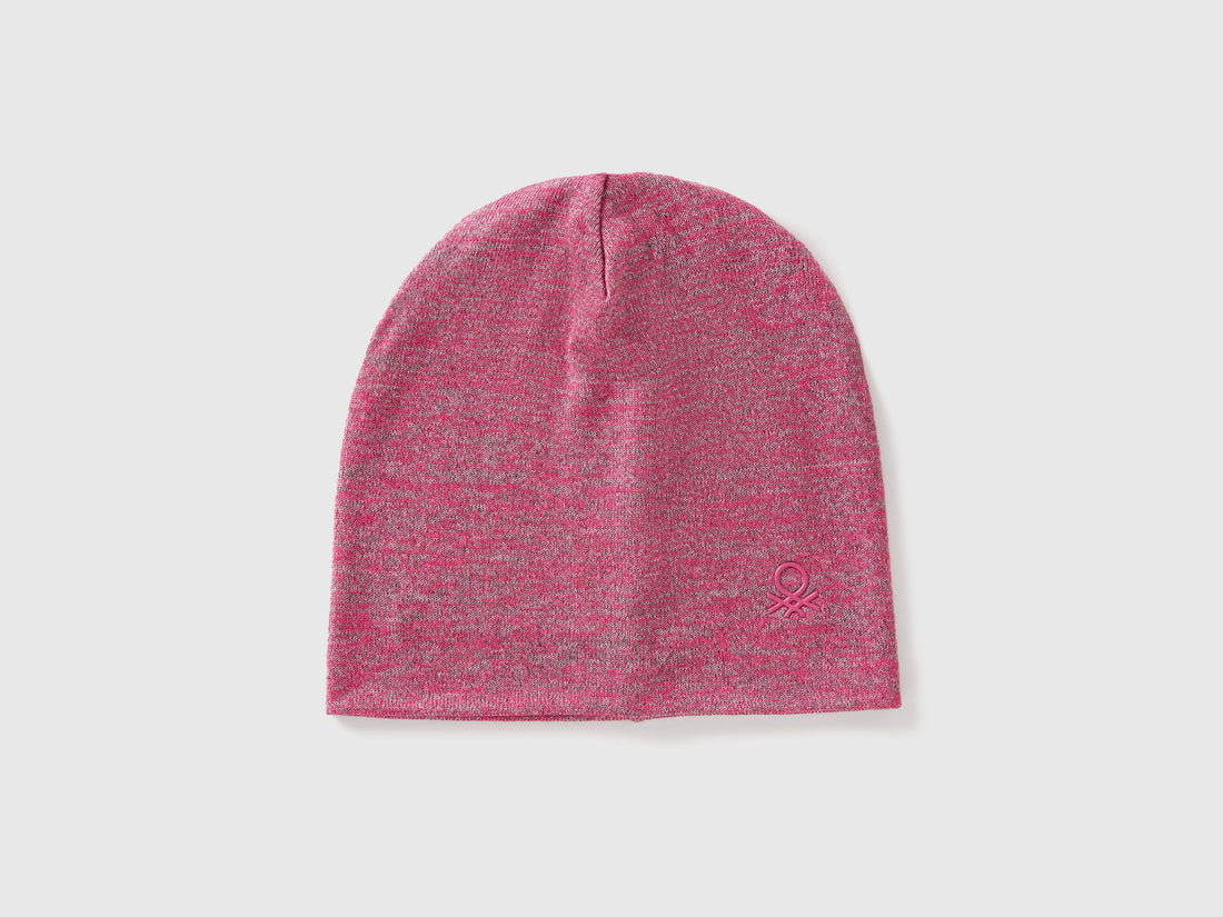 Benetton_Fuchsia_Melange Cap_65JVCA02P_1A2_01