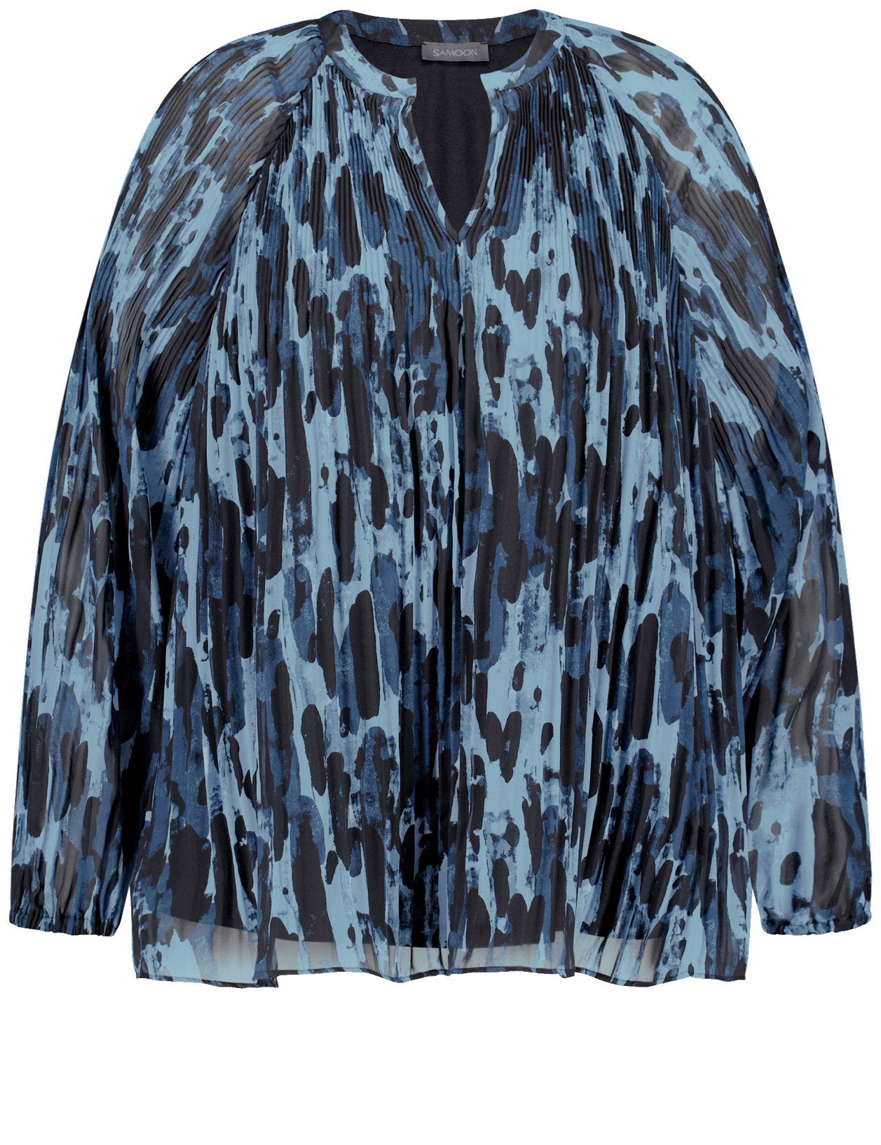 Samoon_Pleated Blouse_660604-21107_8452_02