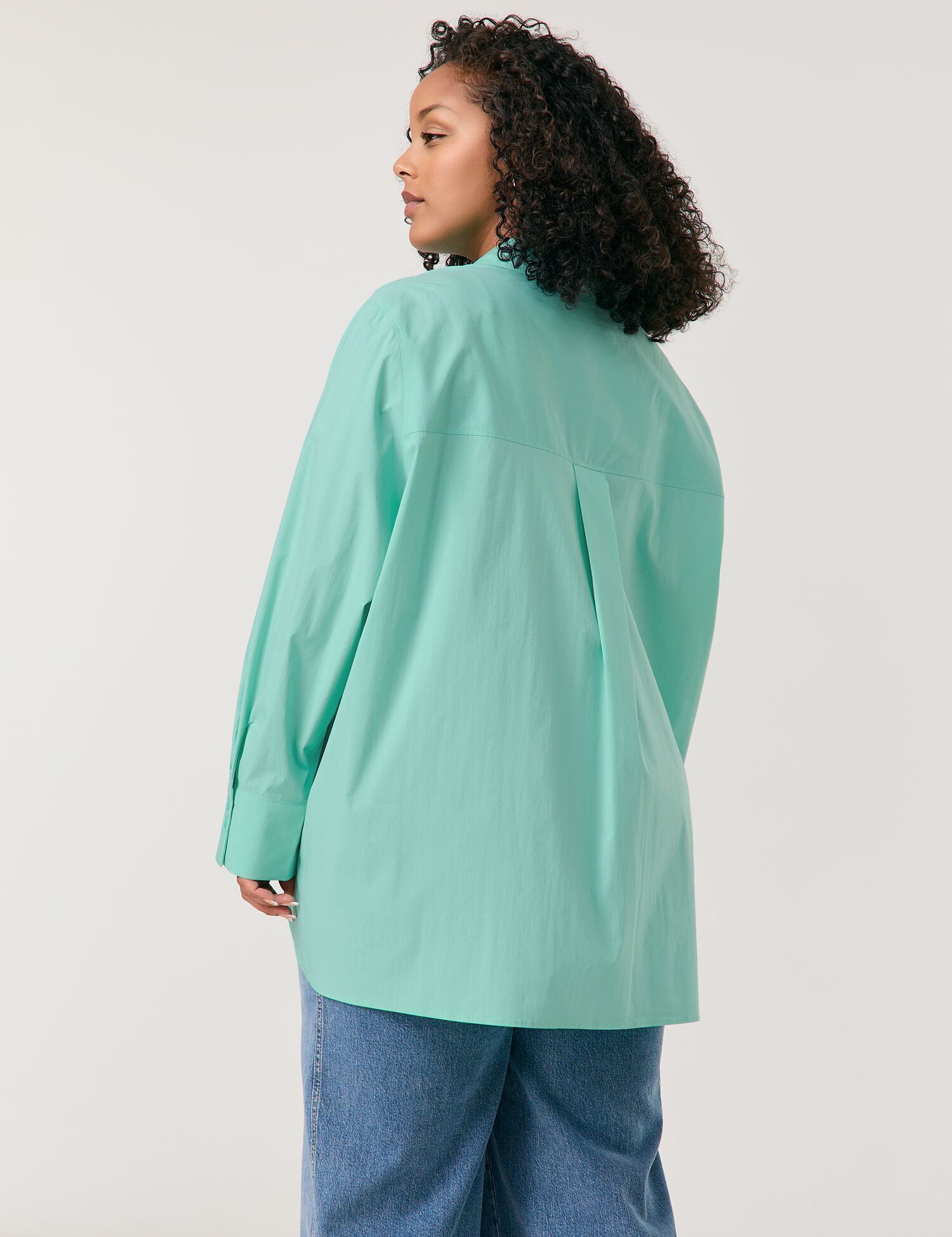 Samoon_Cotton Blouse with Side Button Plackets_660607-21105_8980_06