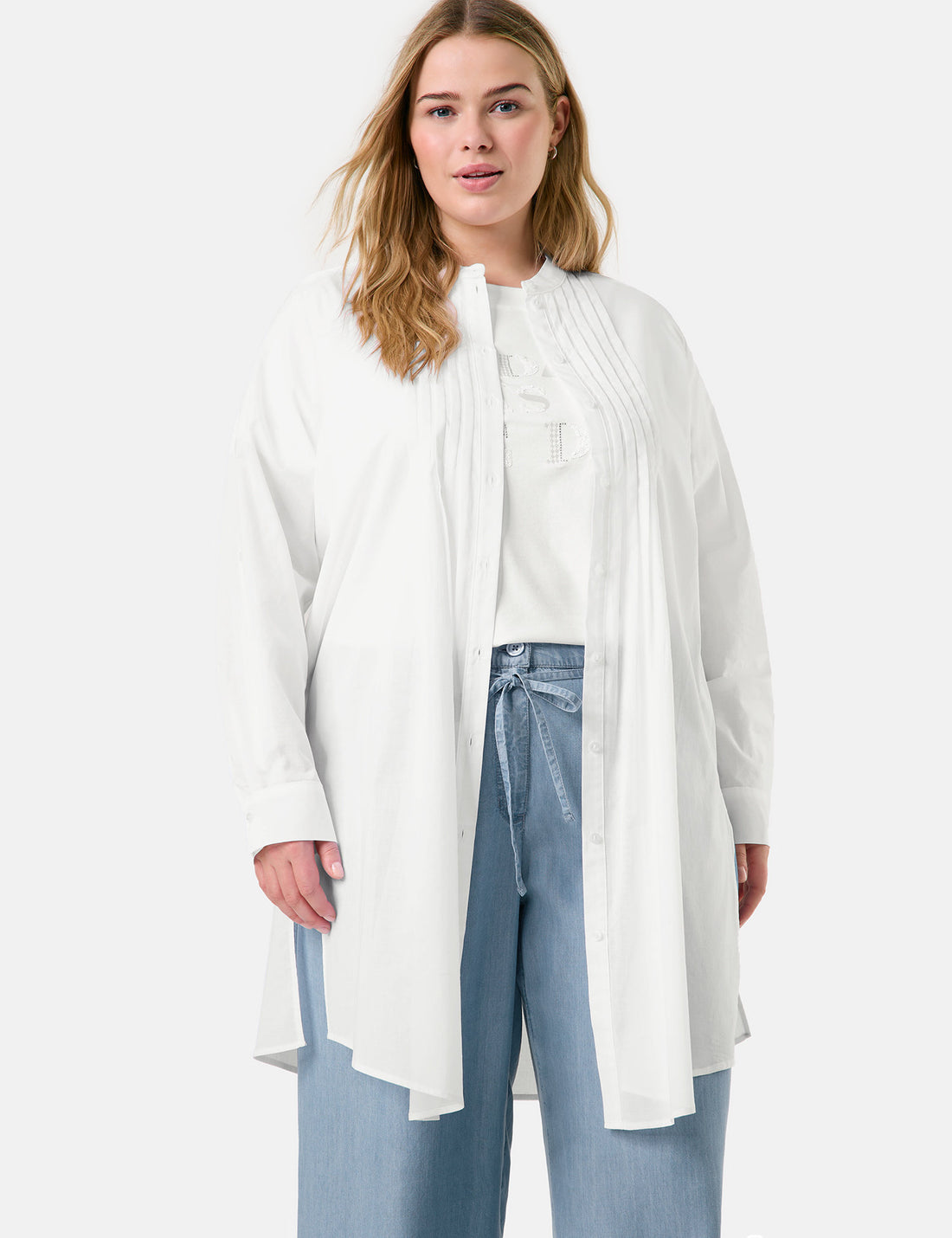 Samoon_Long Blouse Made of Lightweight Cotton Voile_660637-21145_9600_02