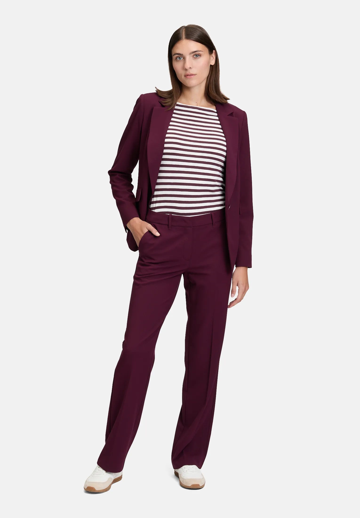 Betty Barclay_Dark Aubergine_Suit Trousers with Pockets_6635-3747_4685_01