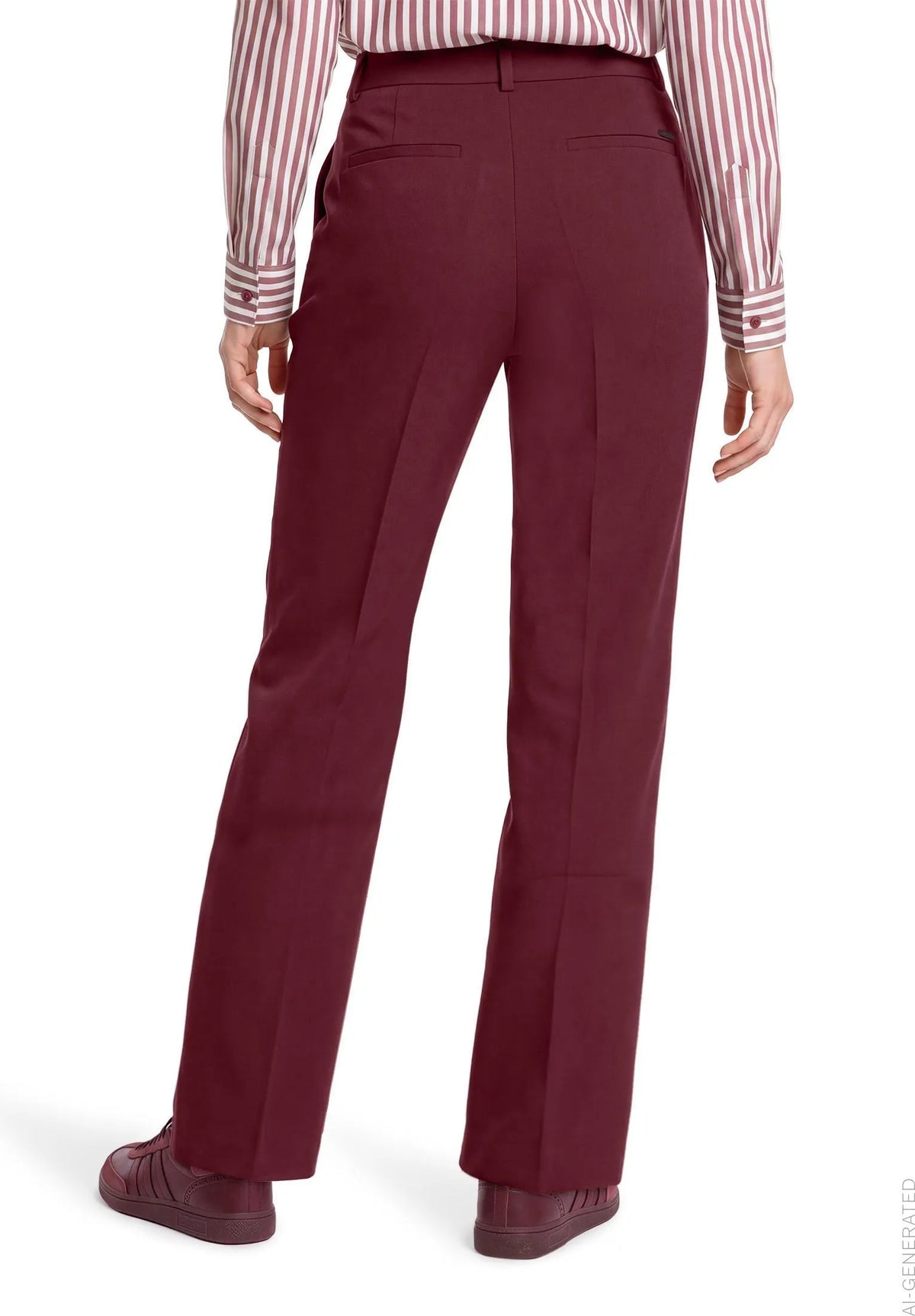 Betty Barclay Fall Burgundy Women Suit Trousers SKU: 6636-3747_4626 Image 03