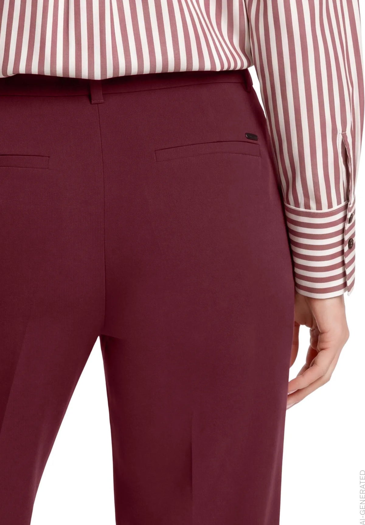 Betty Barclay Fall Burgundy Women Suit Trousers SKU: 6636-3747_4626 Image 05