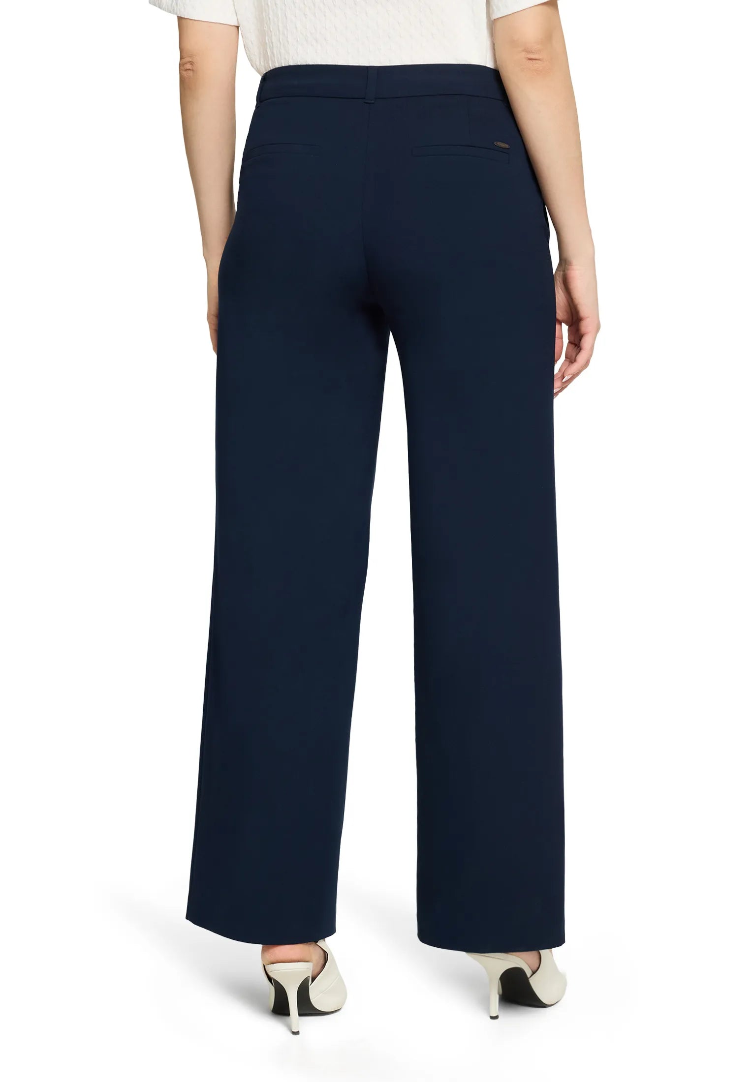 Betty Barclay Navy Blue Women Pants Classic 1/1 Length SKU: 6636-3747_8543 Image 03