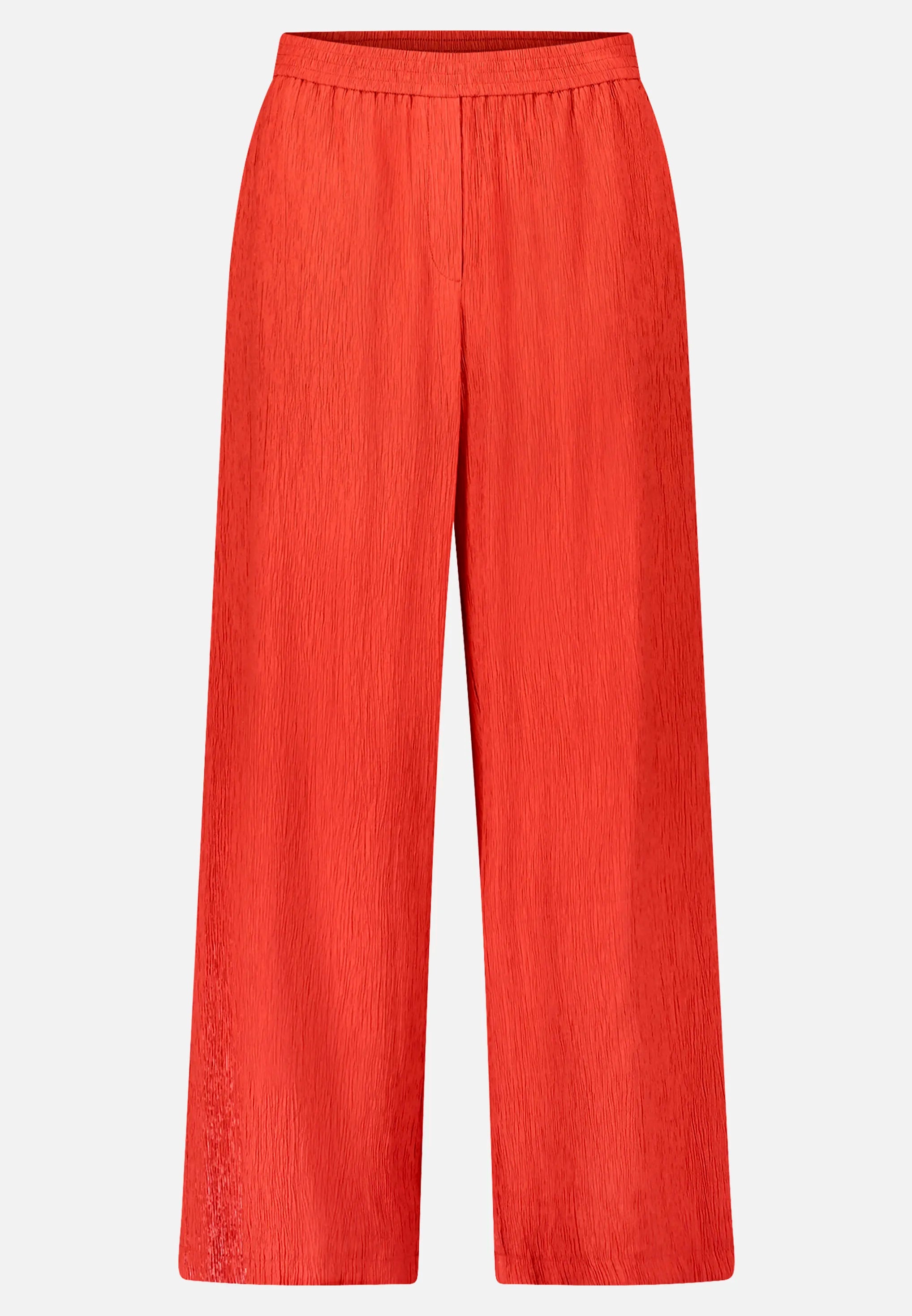 Betty Barclay Rust Red Women Textured Pull-On Trousers SKU: 6700-3338_4429 Image 03