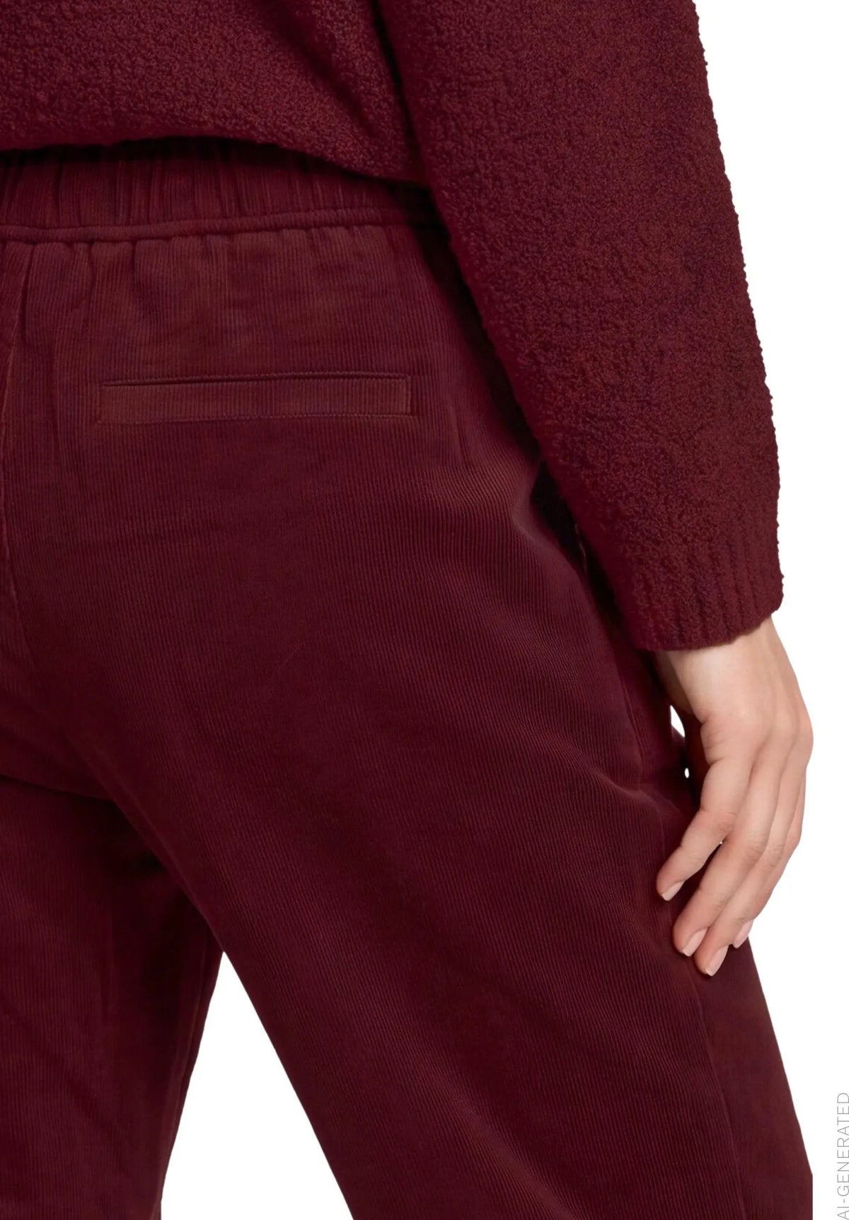 Betty Barclay Fall Burgundy Women Casual Trousers SKU: 6723-3650_4626 Image 05