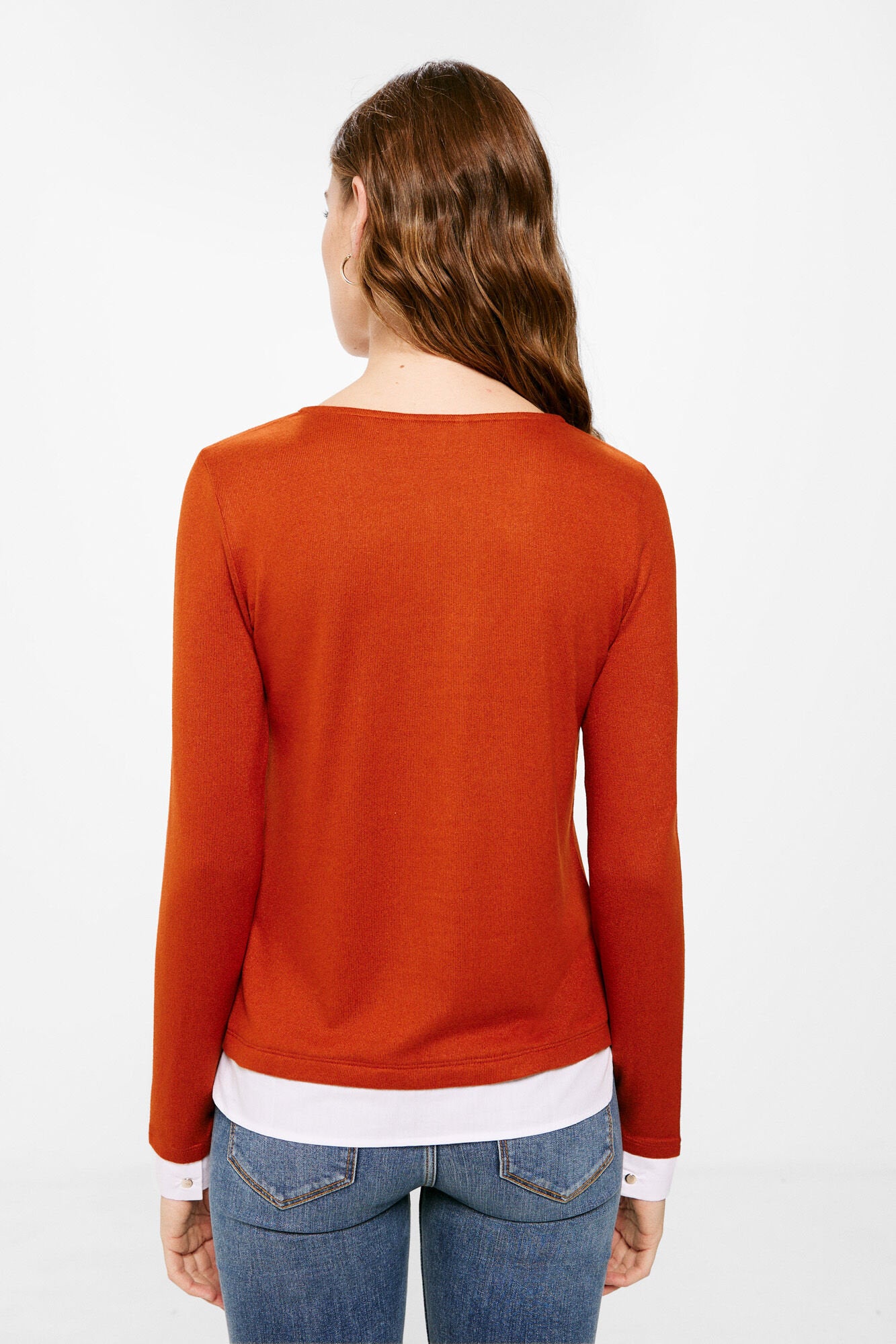 Long Sleeve T Shirt With Extended Hem_6765947_64_05