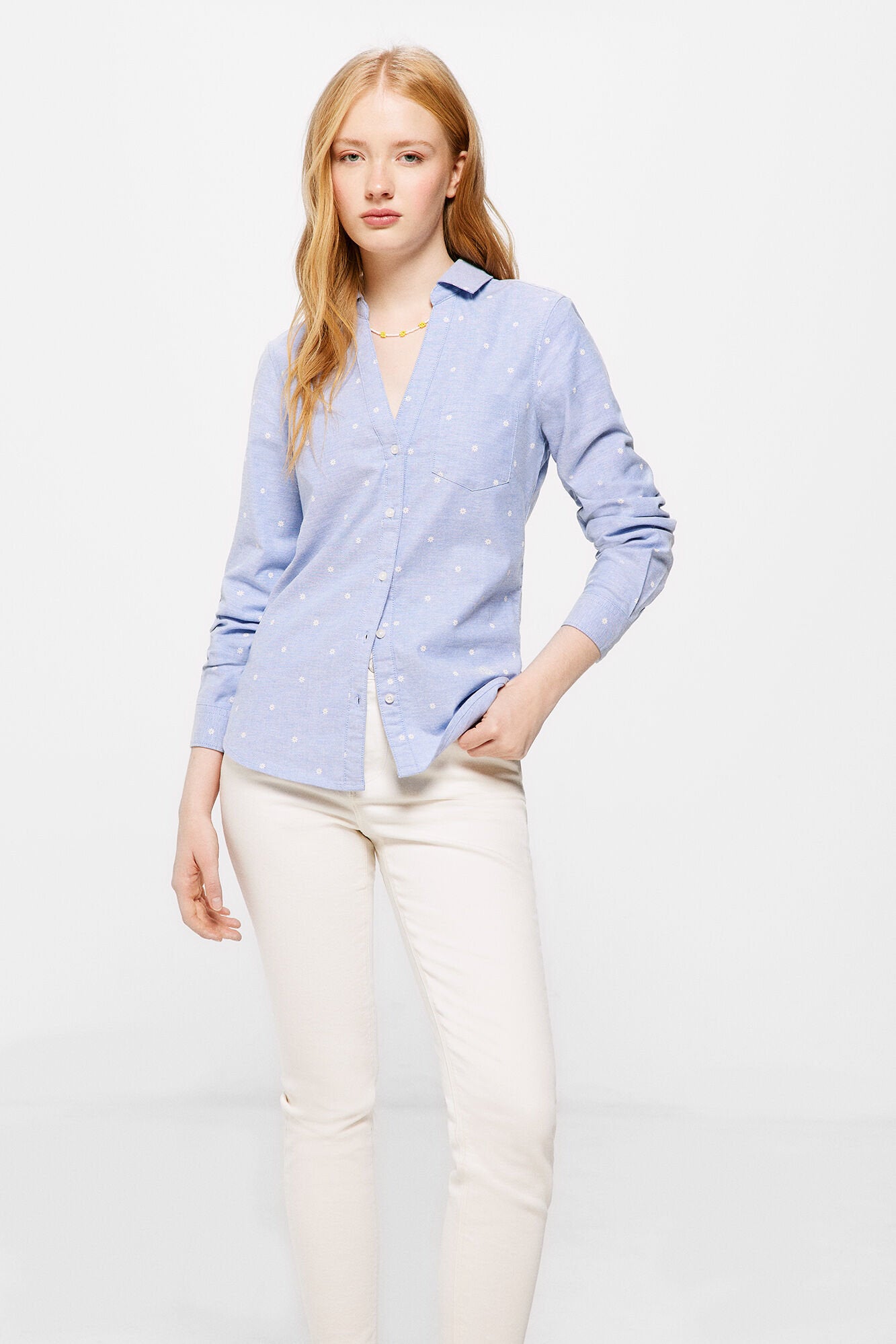 Button Down Shirt With V Neck_6797706_16_05