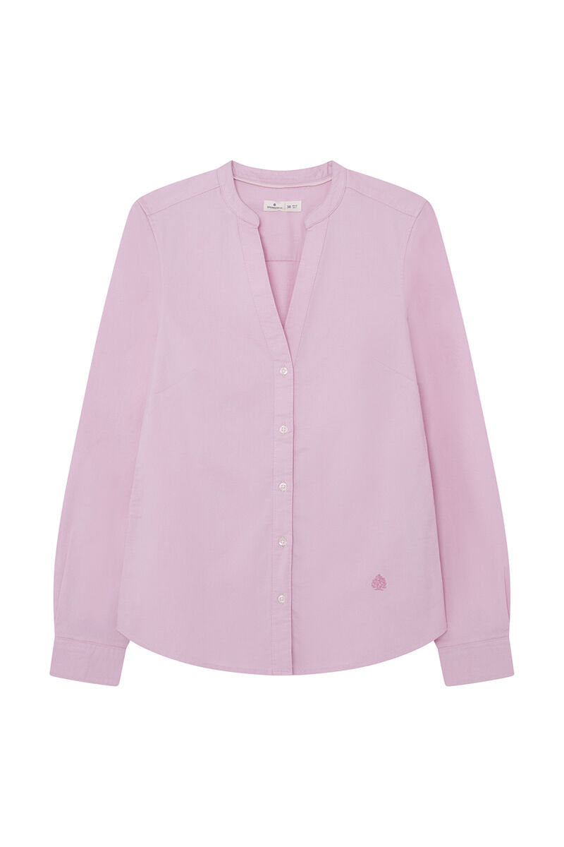 Button Down Shirt With V Neck_6797709_77_02