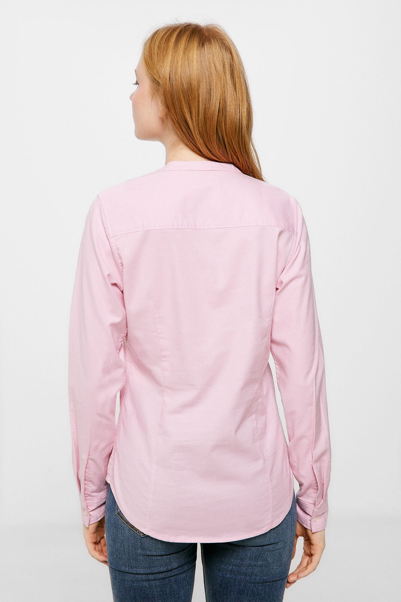 Button Down Shirt With V Neck_6797709_77_05