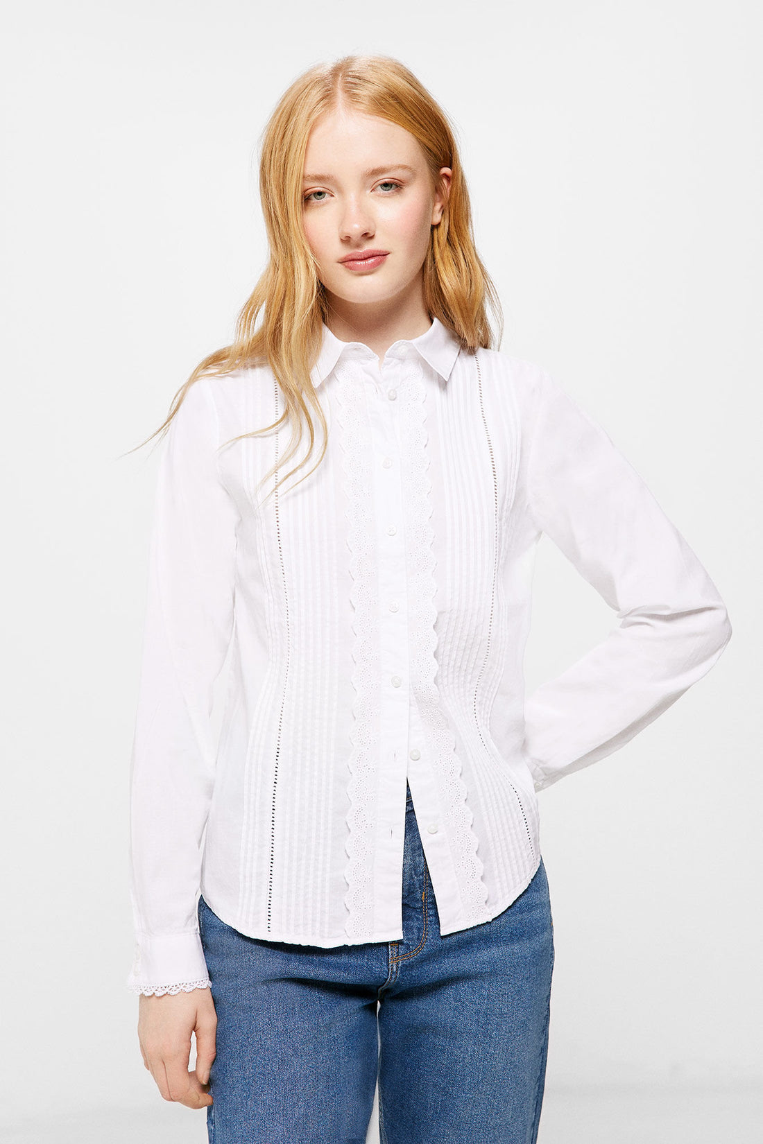 Button Down Shirt With Embroidery_6797720_99_01
