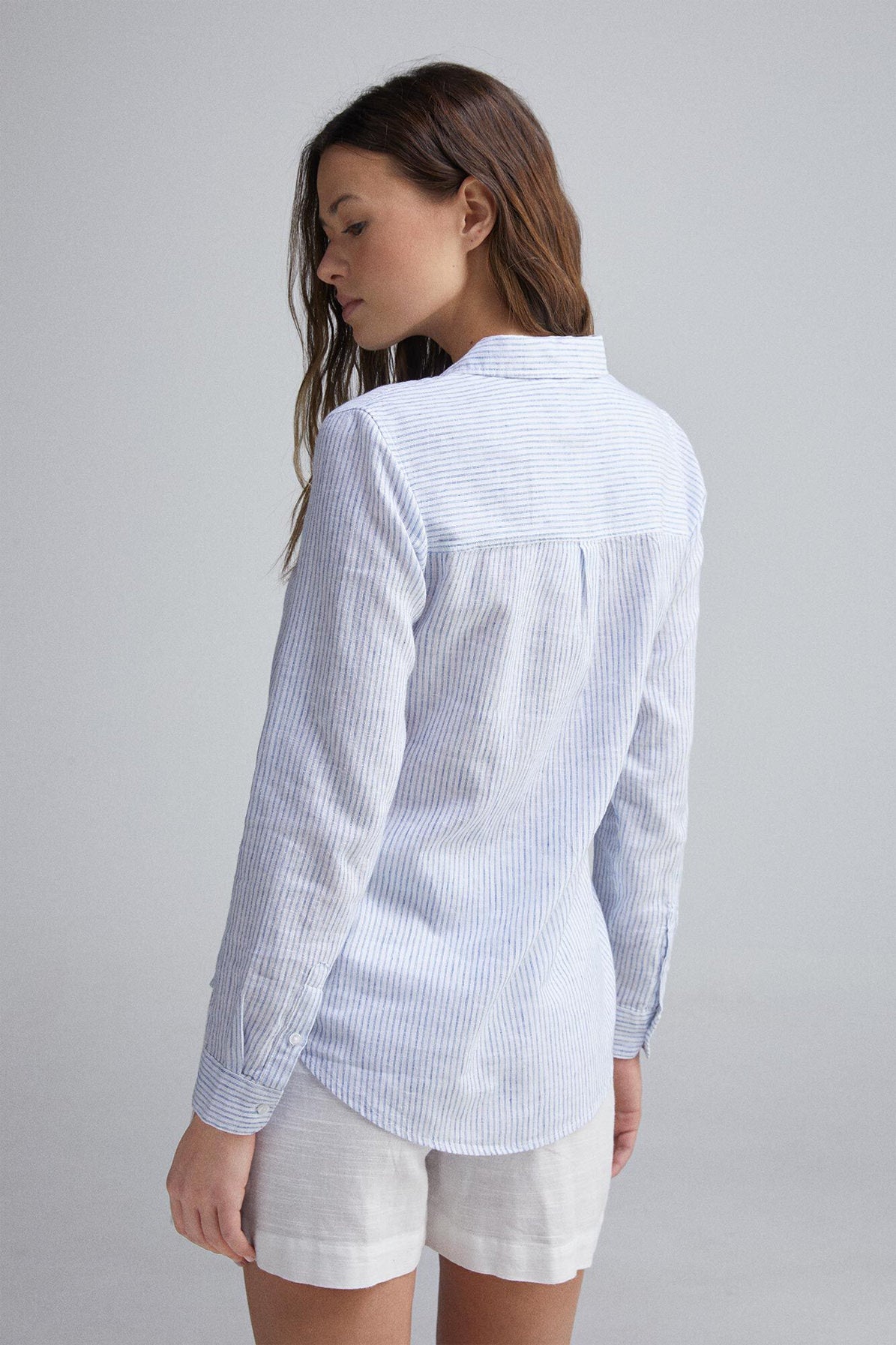 Springfield_Long Sleeve Cotton Linen Shirt_6799710_80_05